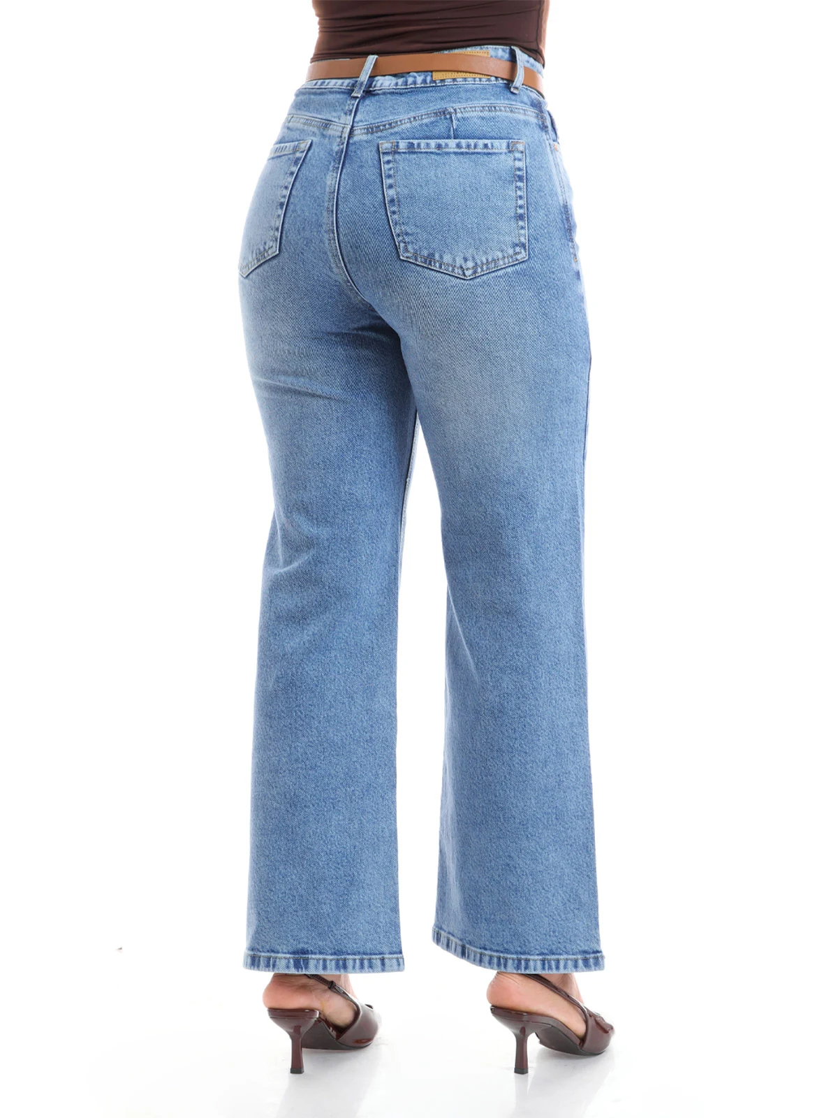 JEANS STRAIGHT CROPPED JEANS MUJER METAL JEANS PALMEIRA - 5