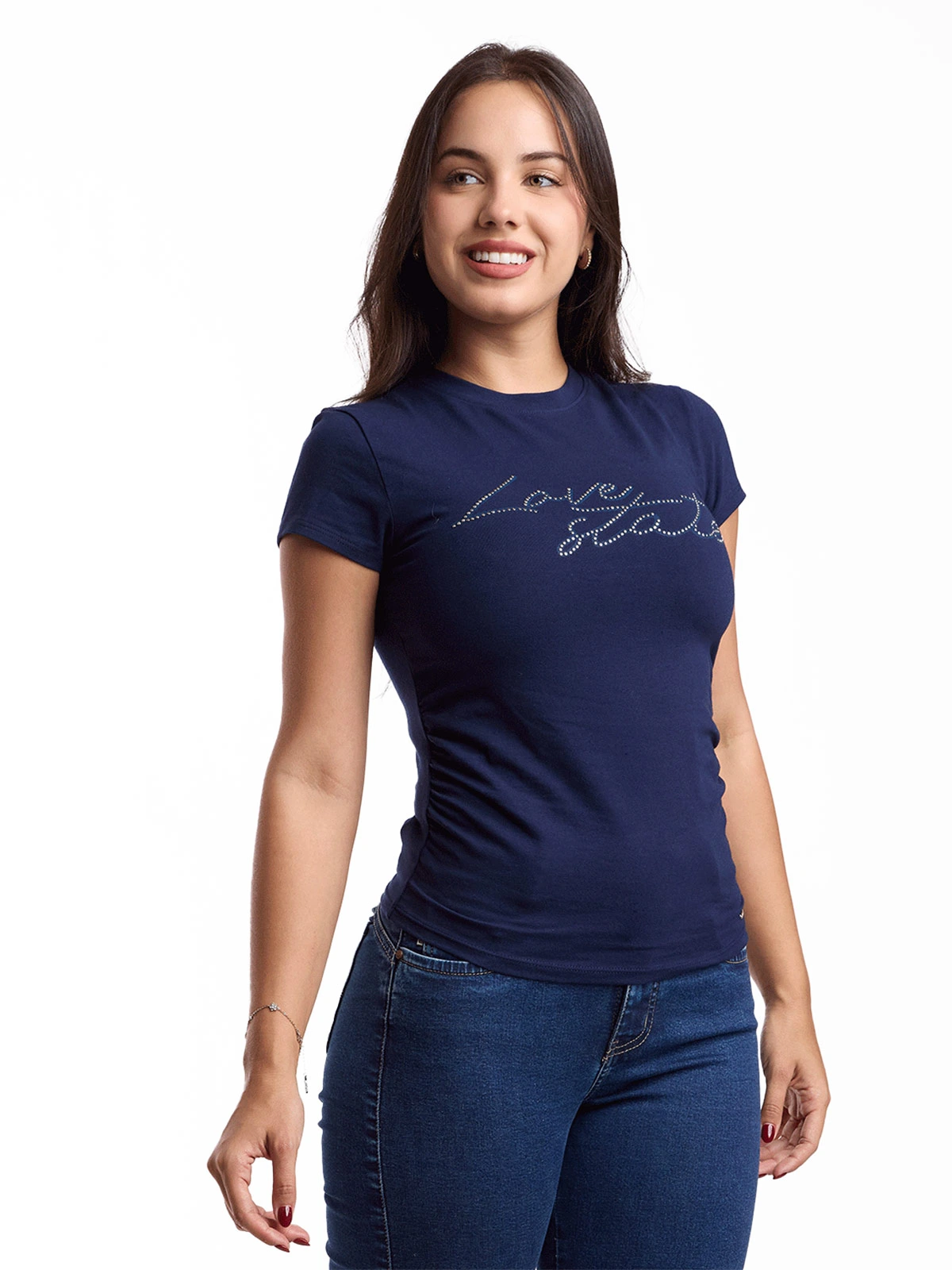 POLO MUJER METAL JEANS TACHAS LARA - 2