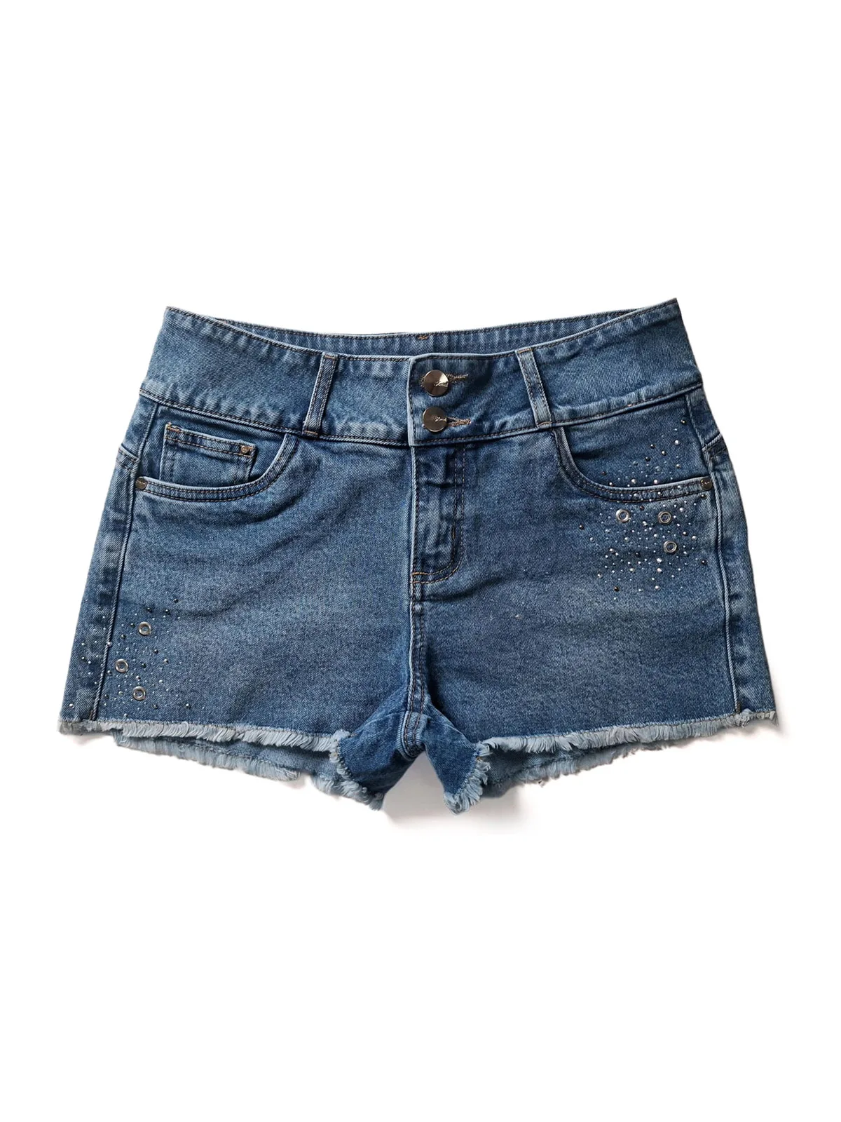 SHORT MUJER METAL JEANS BRILLOS TROPICAL - 1