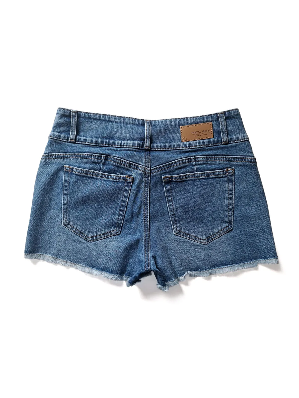 SHORT MUJER METAL JEANS BRILLOS TROPICAL - 2