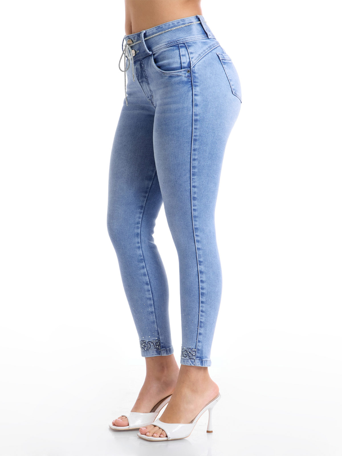 JEAN MUJER METAL JEANS TOBILLERO SARA - 4