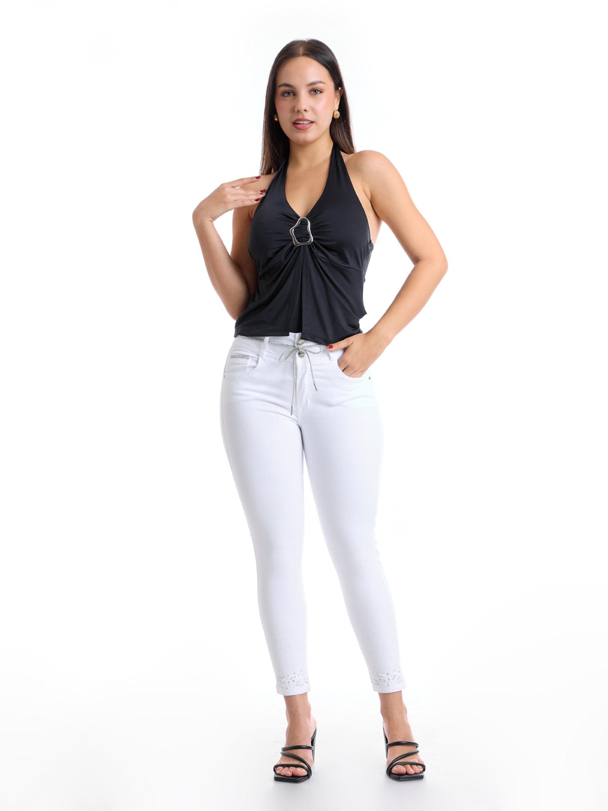 JEAN MUJER METAL JEANS TOBILLERO SARA - 1