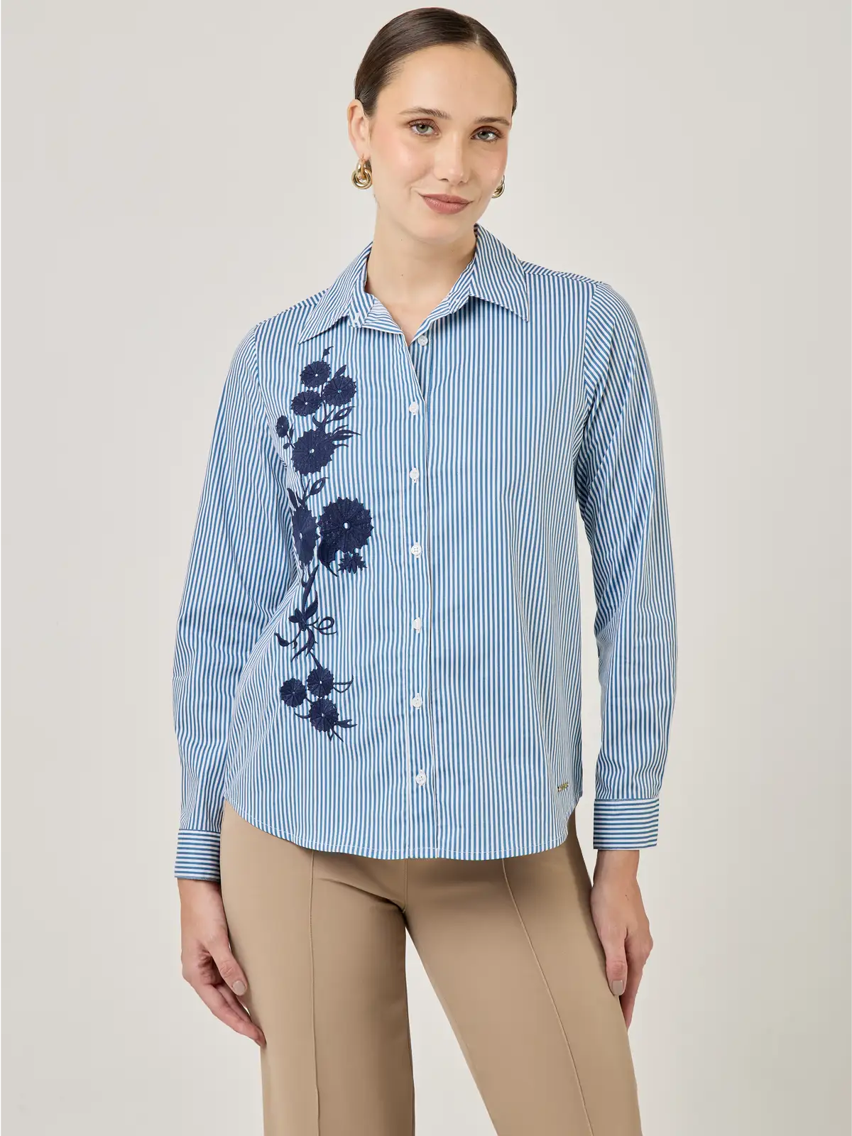 BLUSA MANGA LARGA MUJER JOHN HOLDEN WOMAN CRISTINA - 1