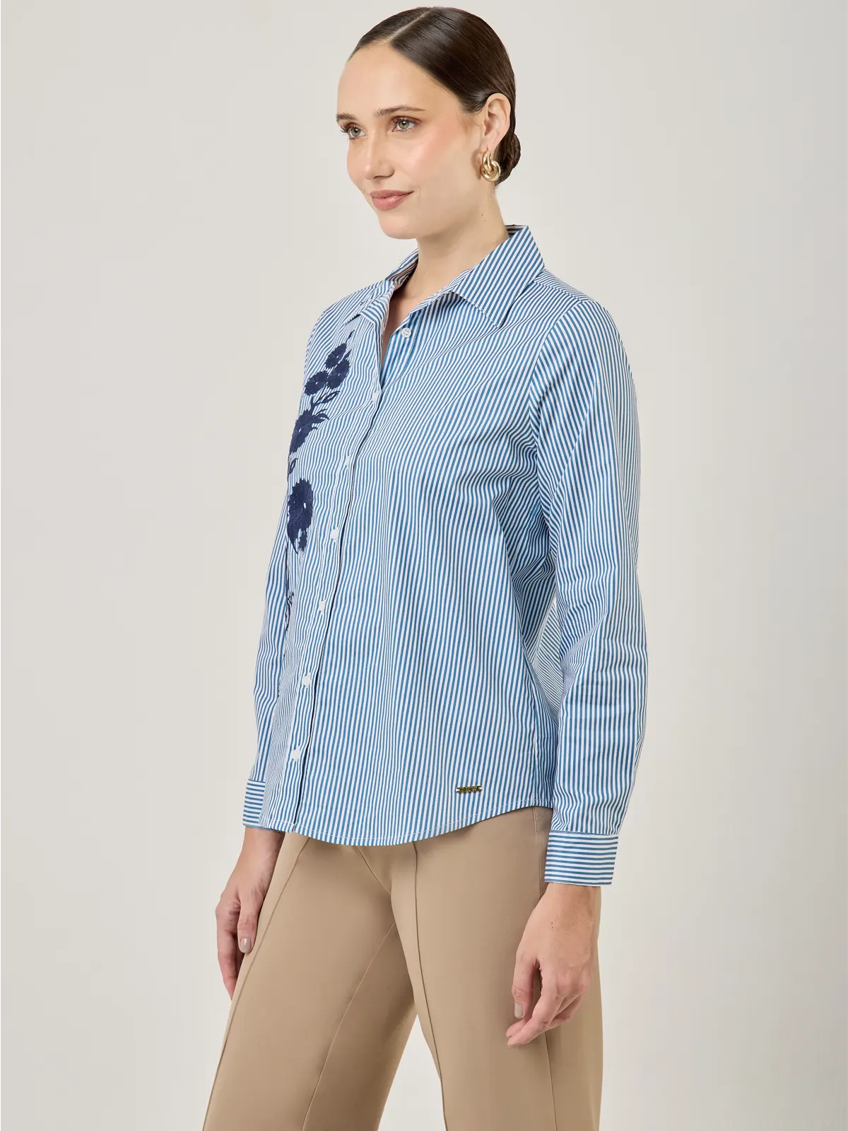 BLUSA MANGA LARGA MUJER JOHN HOLDEN WOMAN CRISTINA - 3