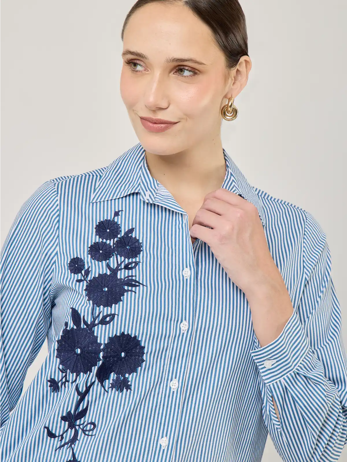 BLUSA MANGA LARGA MUJER JOHN HOLDEN WOMAN CRISTINA - 4
