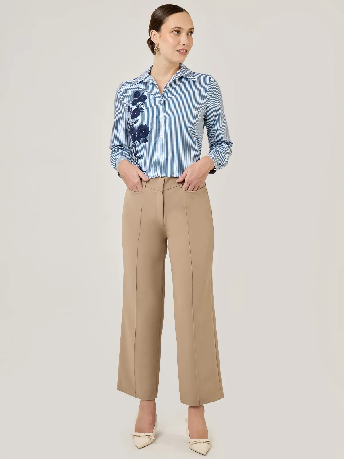 BLUSA MANGA LARGA MUJER JOHN HOLDEN WOMAN CRISTINA - 5