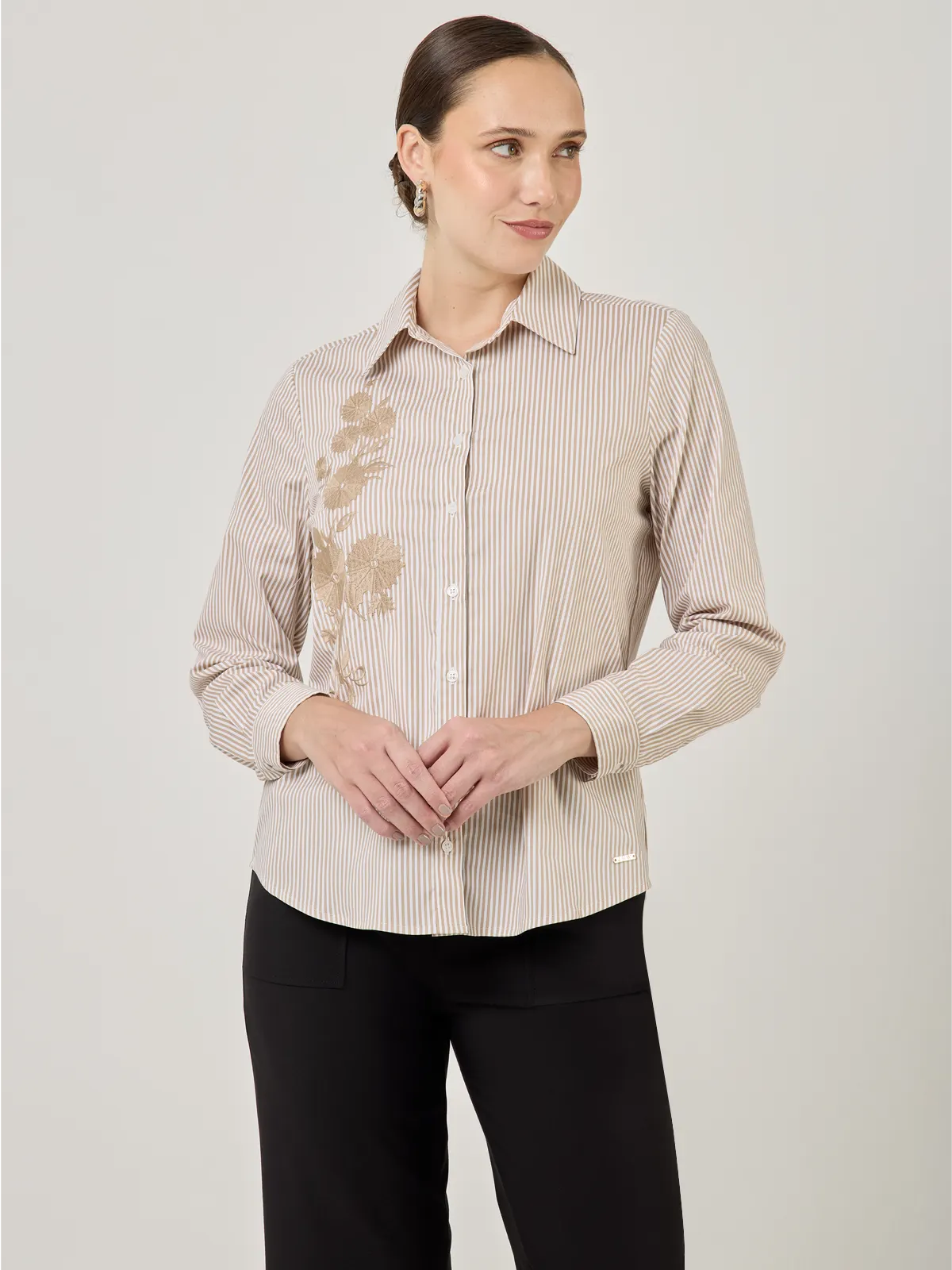 BLUSA MANGA LARGA MUJER JOHN HOLDEN WOMAN CRISTINA - 1