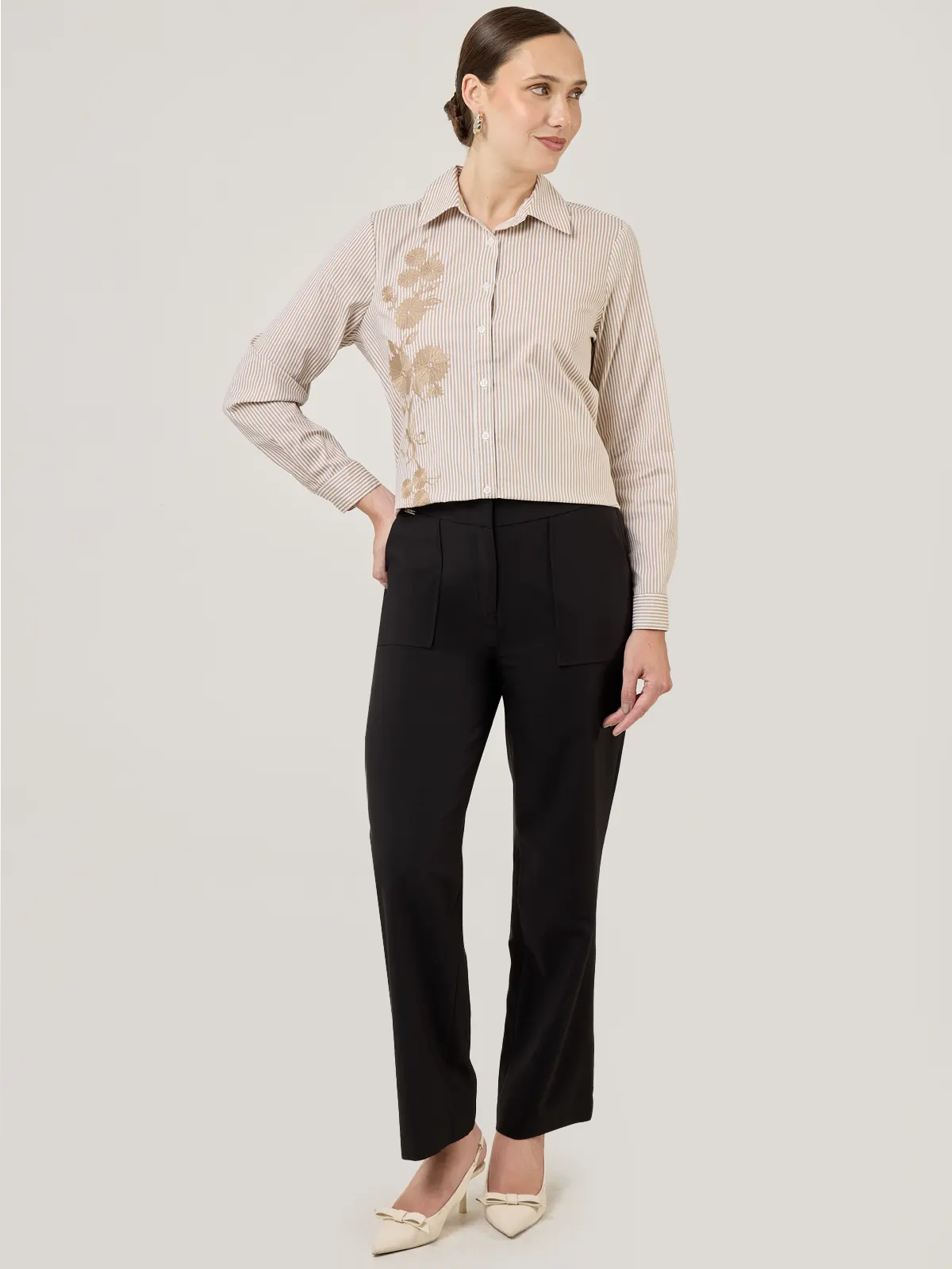 BLUSA MANGA LARGA MUJER JOHN HOLDEN WOMAN CRISTINA - 5