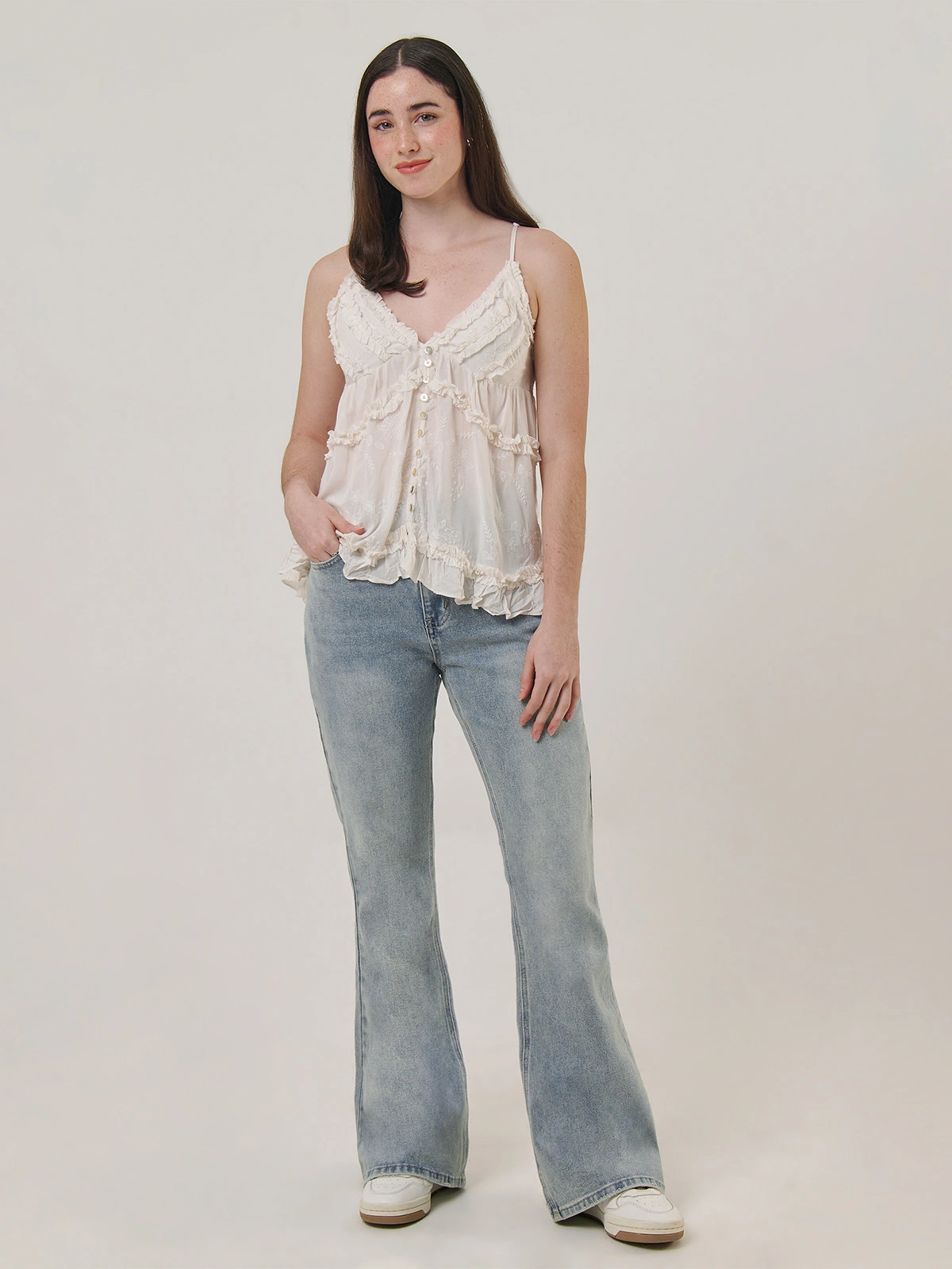 JEANS ALGODÓN REGULAR MUJER INDEX - 1
