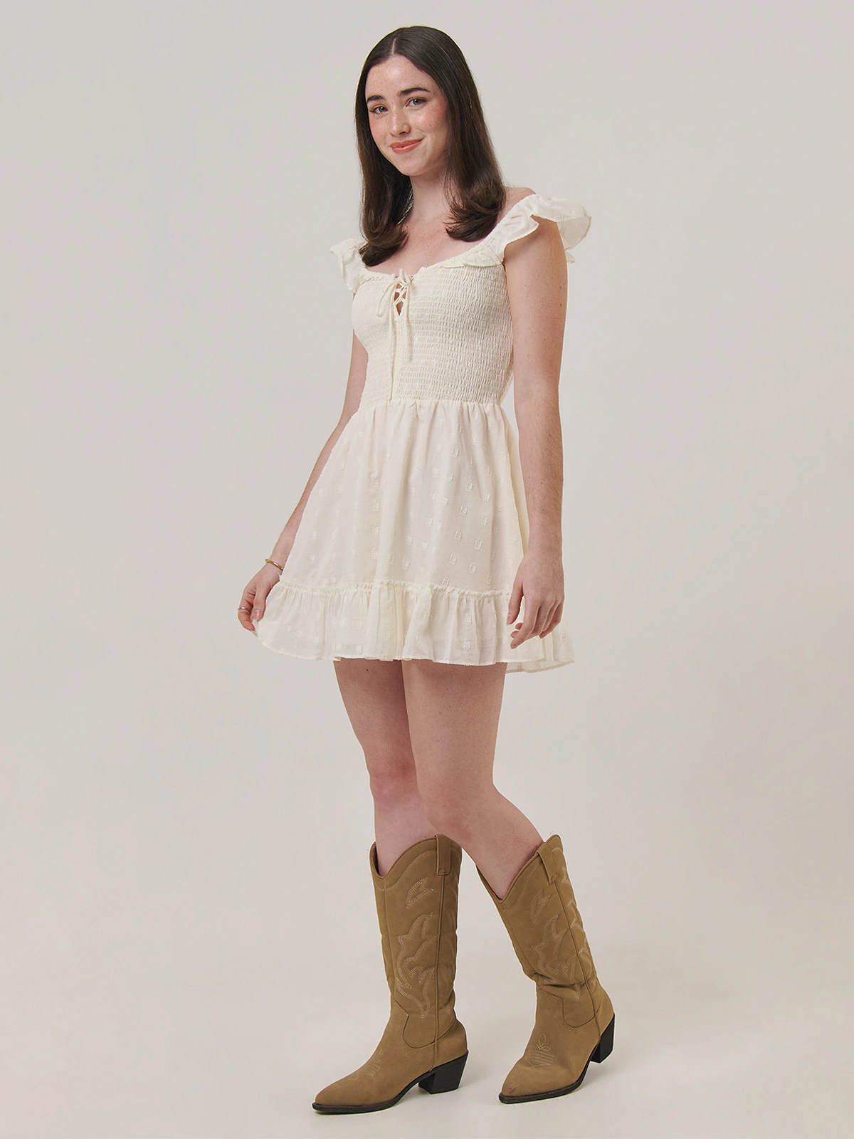 VESTIDO CORTO ALGODÓN MUJER INDEX - 3