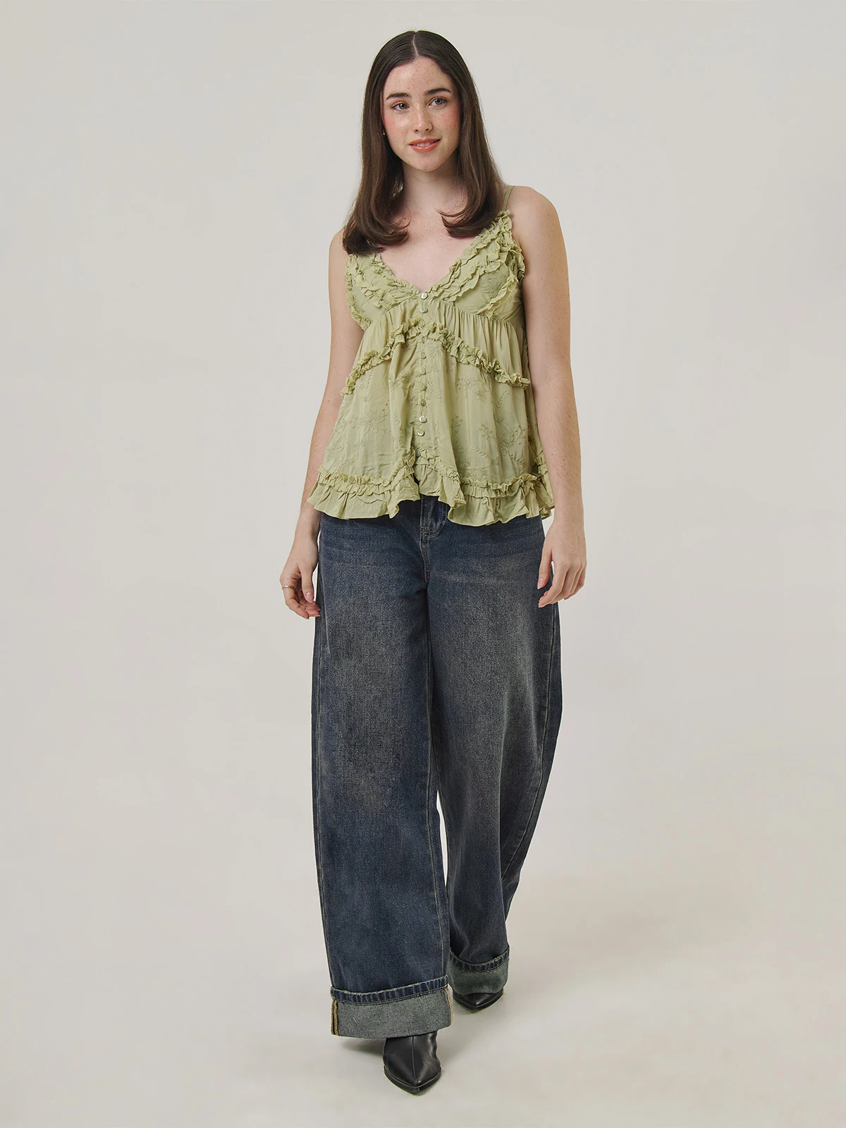 BLUSA SIN MANGAS ALGODÓN MUJER INDEX VUELO - 5