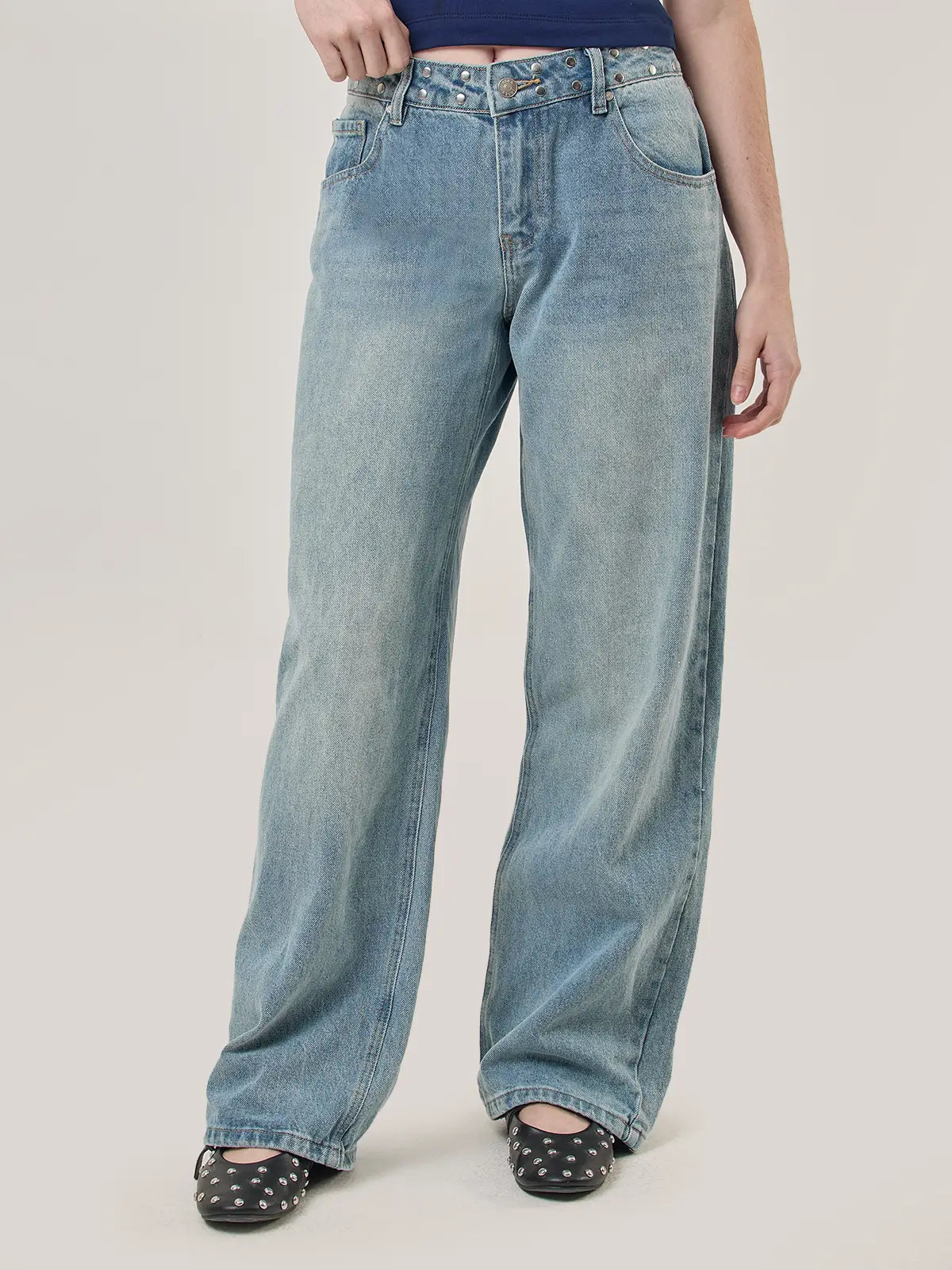 JEANS ALGODÓN REGULAR MUJER INDEX - 1