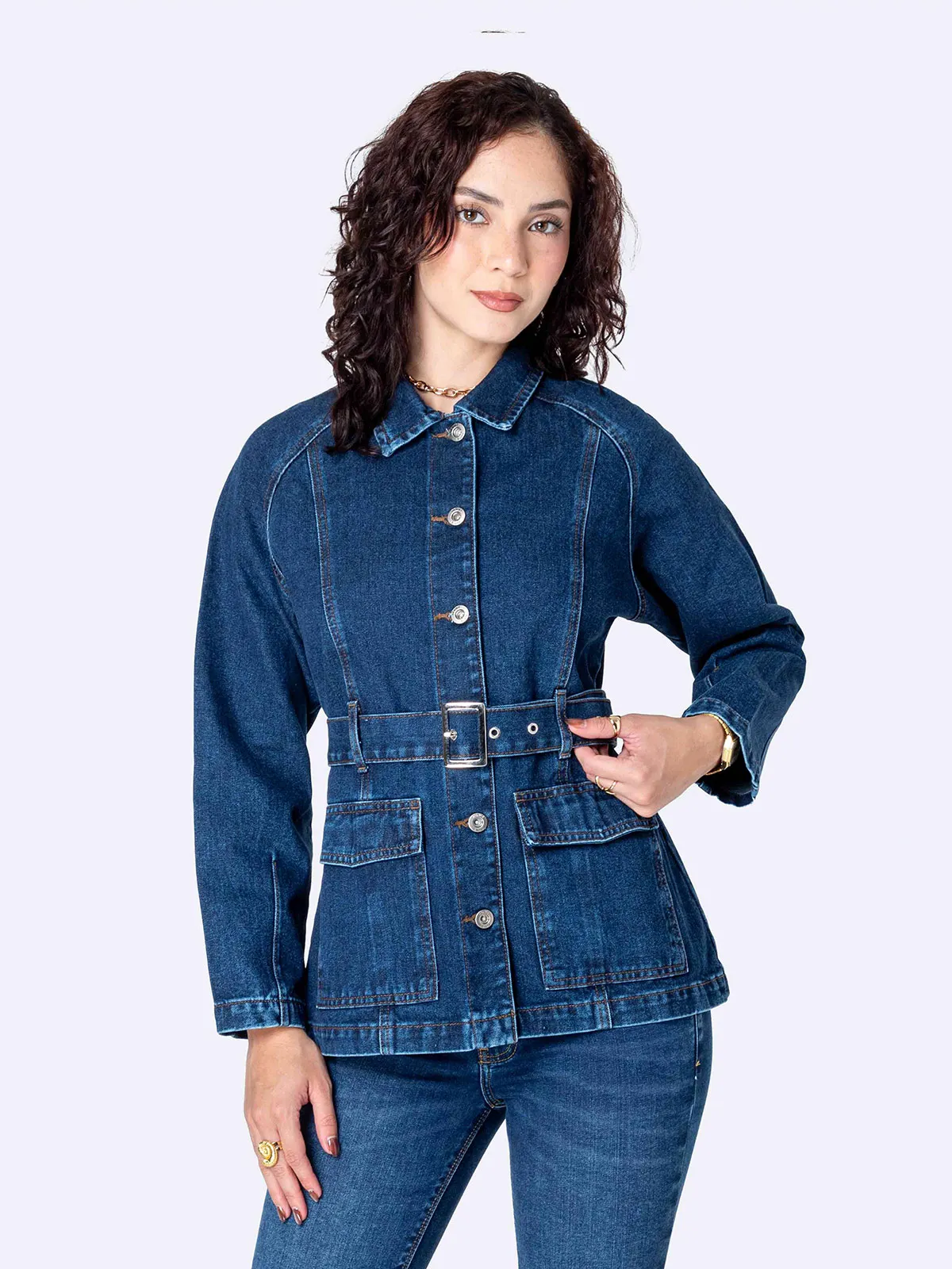 PARKA DENIM MUJER PIONIER RING GALENAH - 2