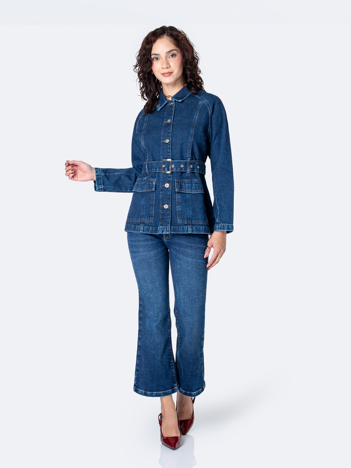 PARKA DENIM MUJER PIONIER RING GALENAH - 1