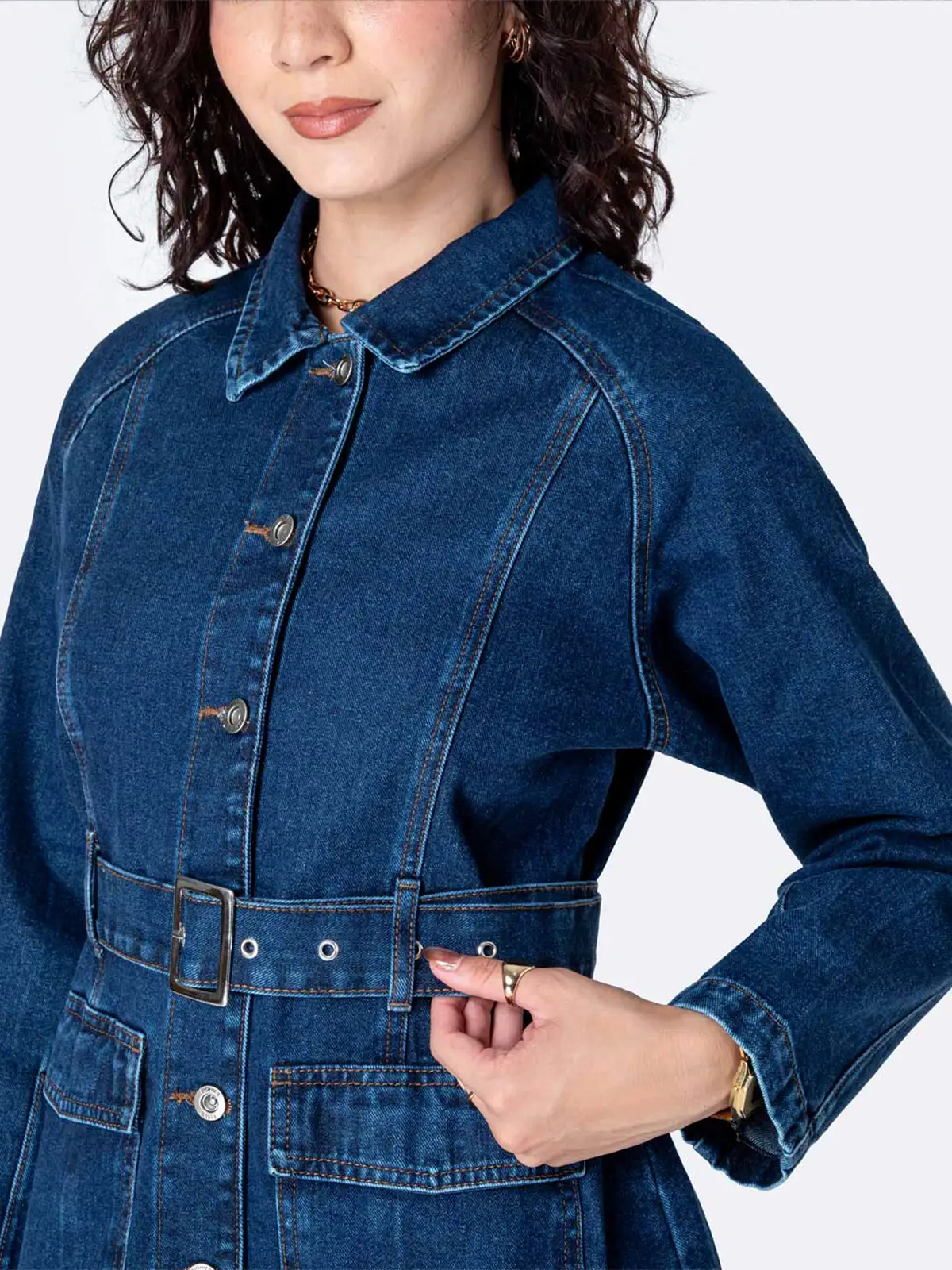 PARKA DENIM MUJER PIONIER RING GALENAH - 4