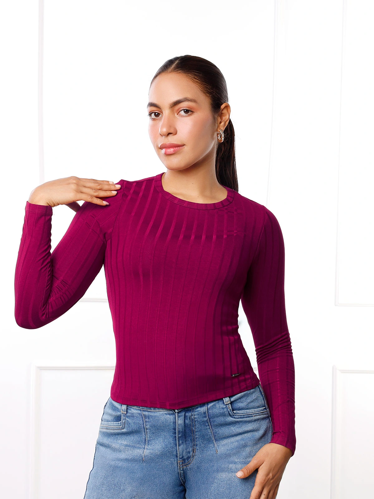 POLO MANGA LARGA MUJER KANSAS ACAN - 1