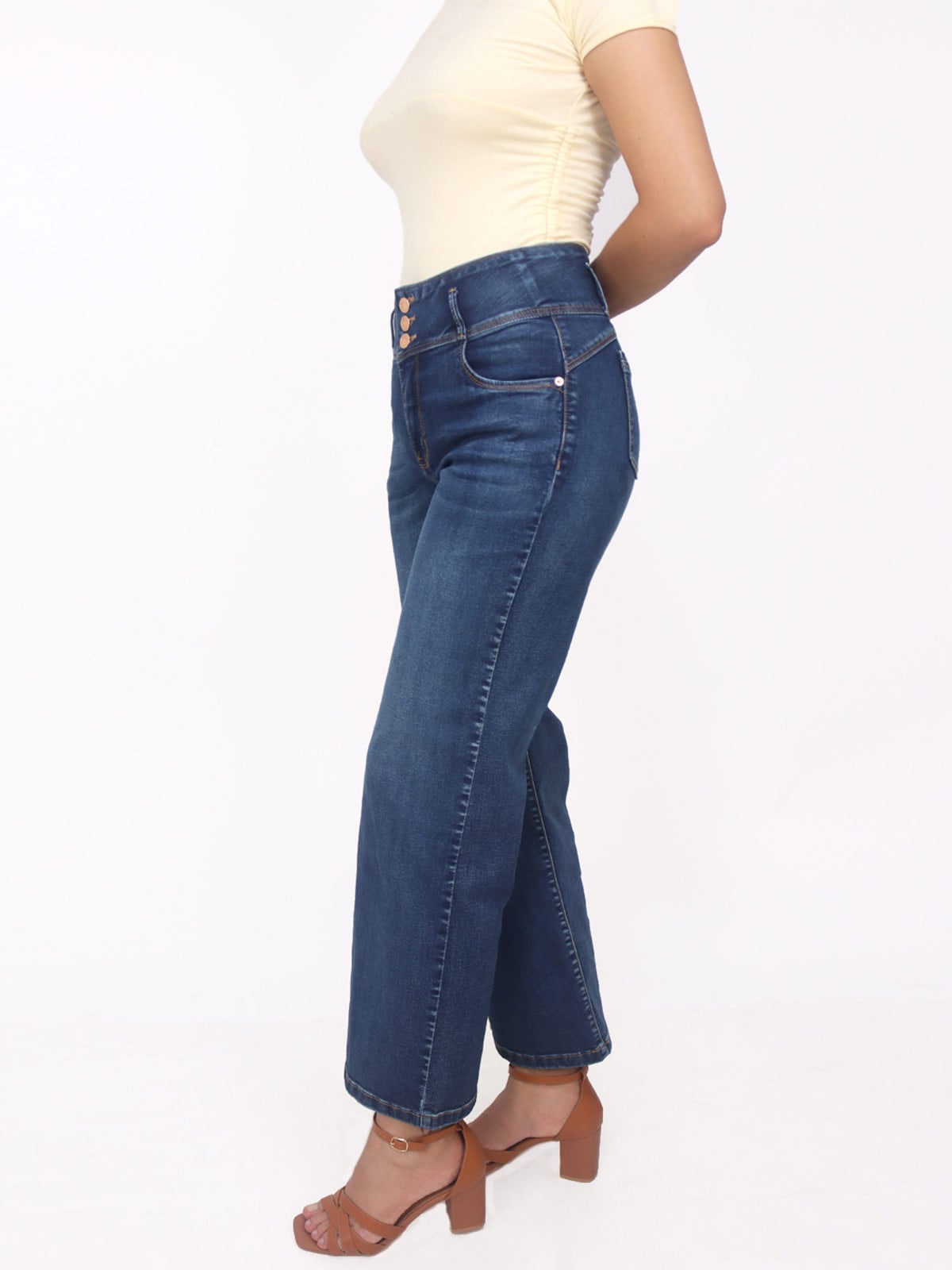 JEANS STRAIGHT MUJER KAYRA POBLET PERFECT FIT ARLETTE - 2