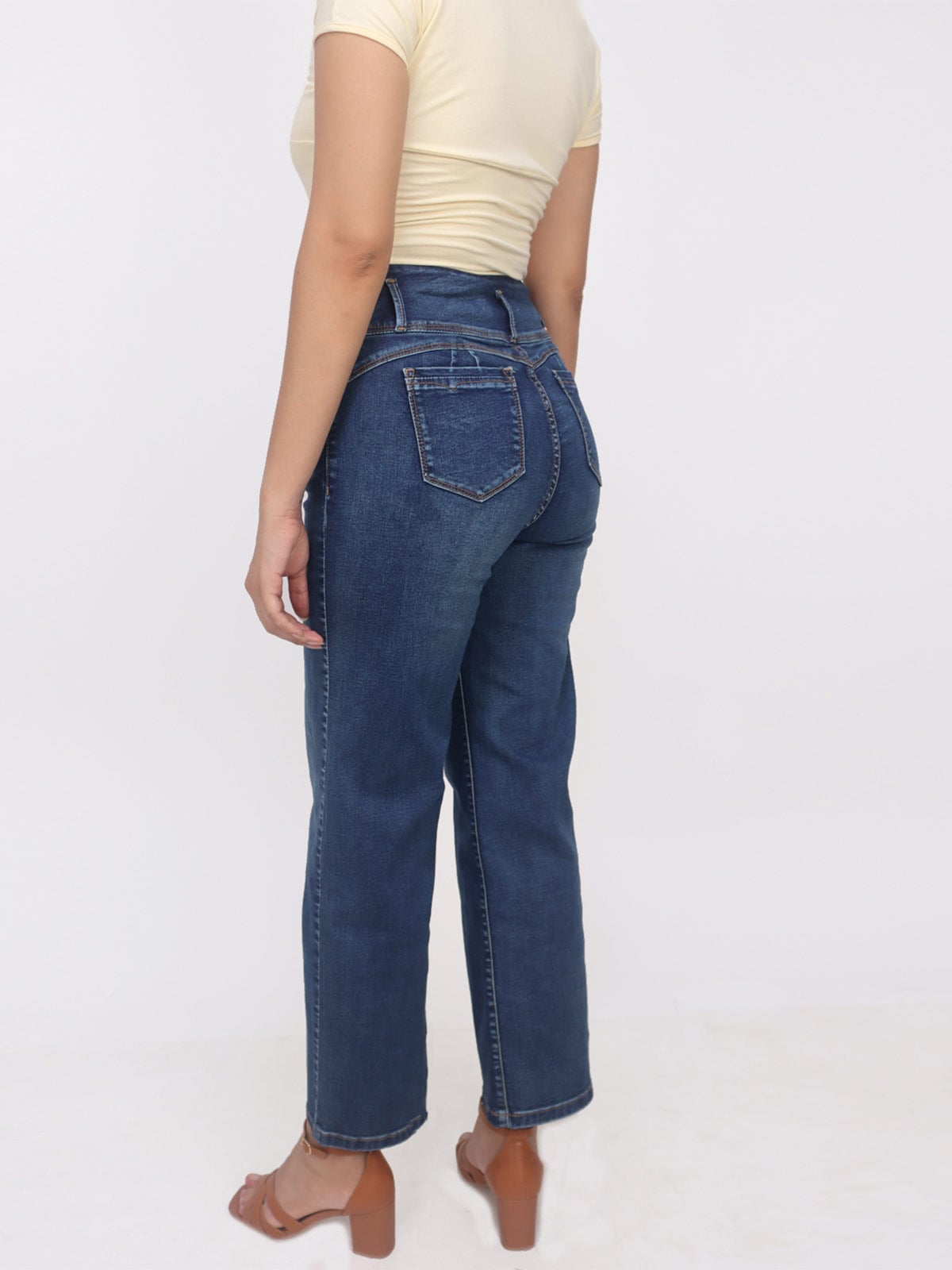 JEANS STRAIGHT MUJER KAYRA POBLET PERFECT FIT ARLETTE - 3