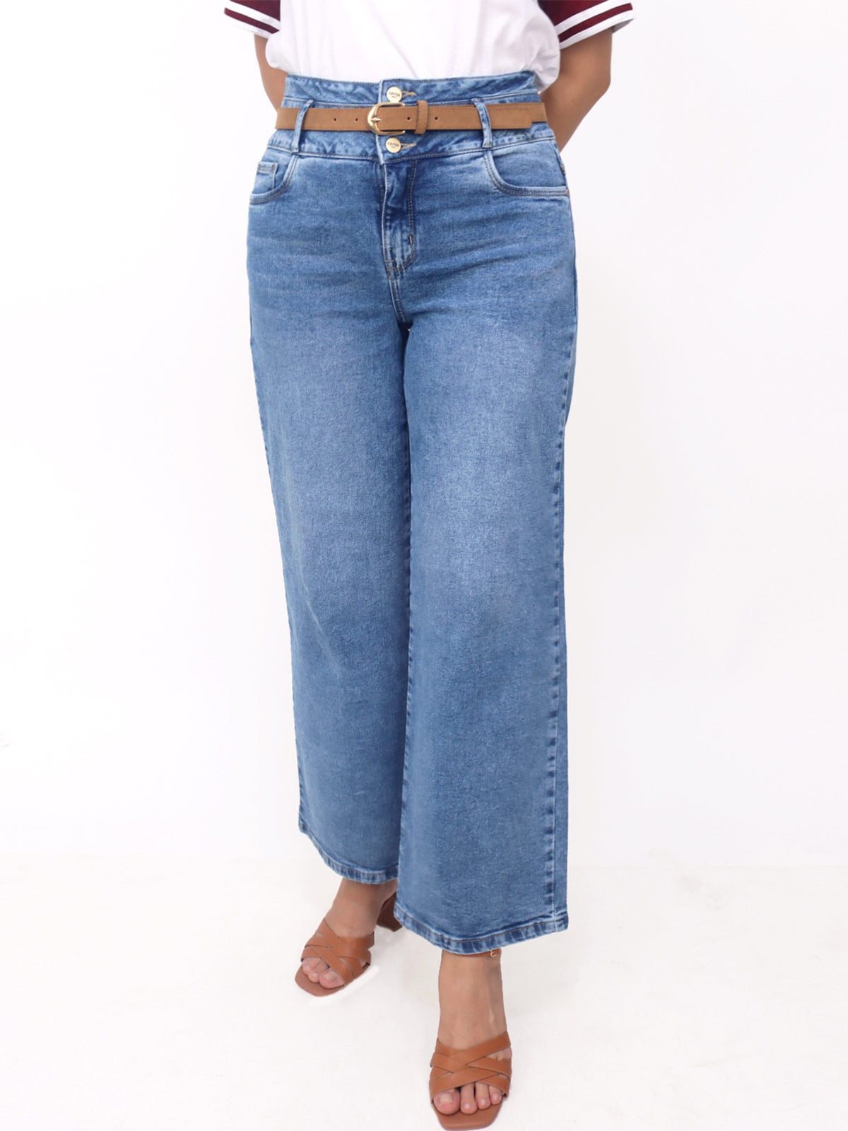 JEANS WIDELEG MUJER KAYRA POBLET PERFECT FIT ALVA - 1