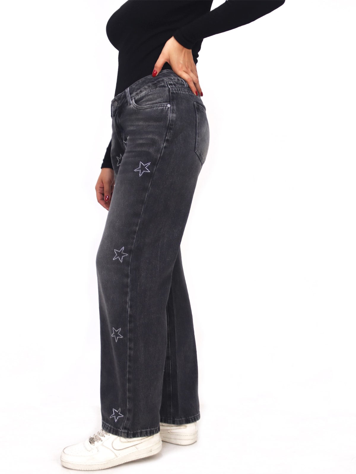 JEANS STRAIGHT MUJER KAYRA POBLET PERFECT FIT STAR - 2