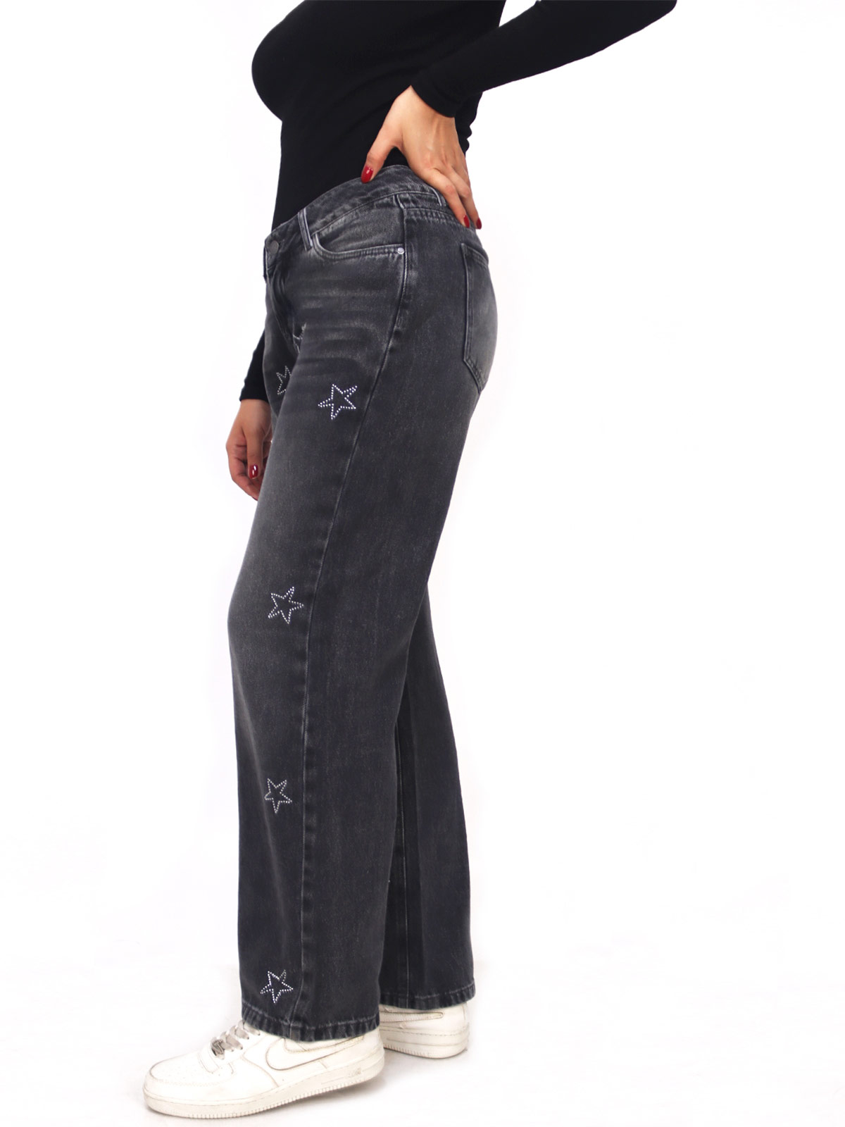 JEANS STRAIGHT MUJER KAYRA POBLET PERFECT FIT STAR - 2