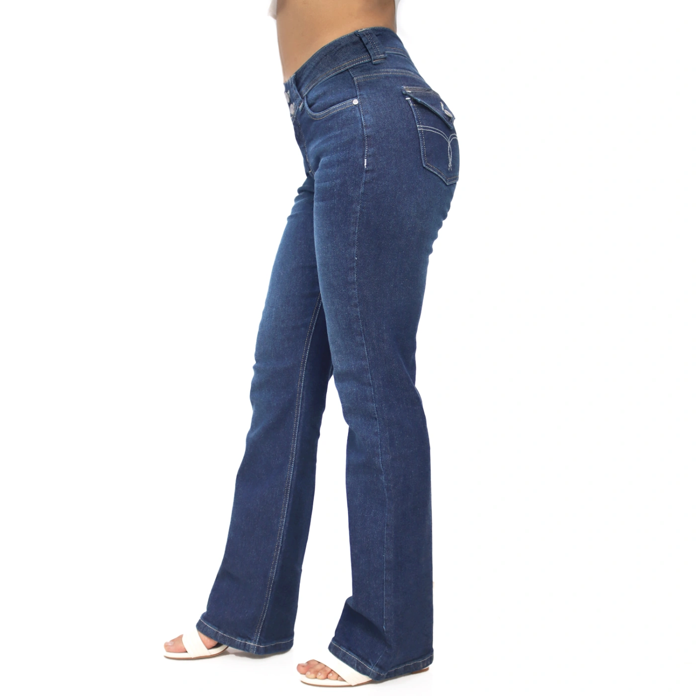 JEANS BOOT CUT MUJER KAYRA POBLET PERFECT FIT - 2