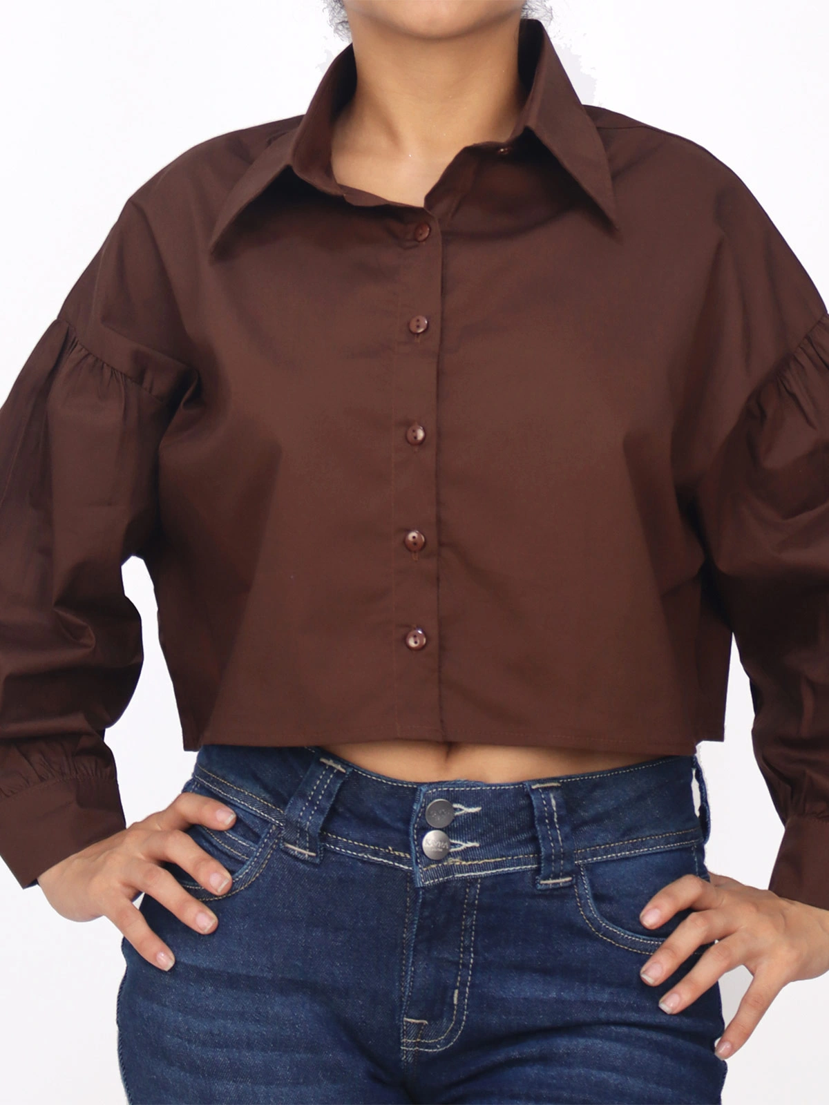BLUSA MUJER KAYRA POBLET PERFECT FIT CAMISERA THAIS - 1