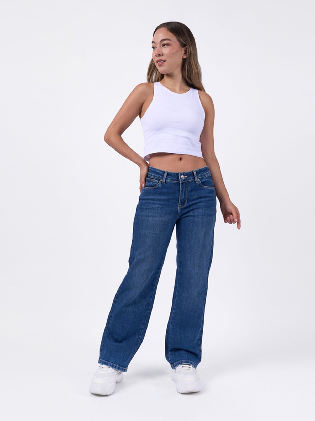 JEANS MUJER MACHINE REMIL - 1