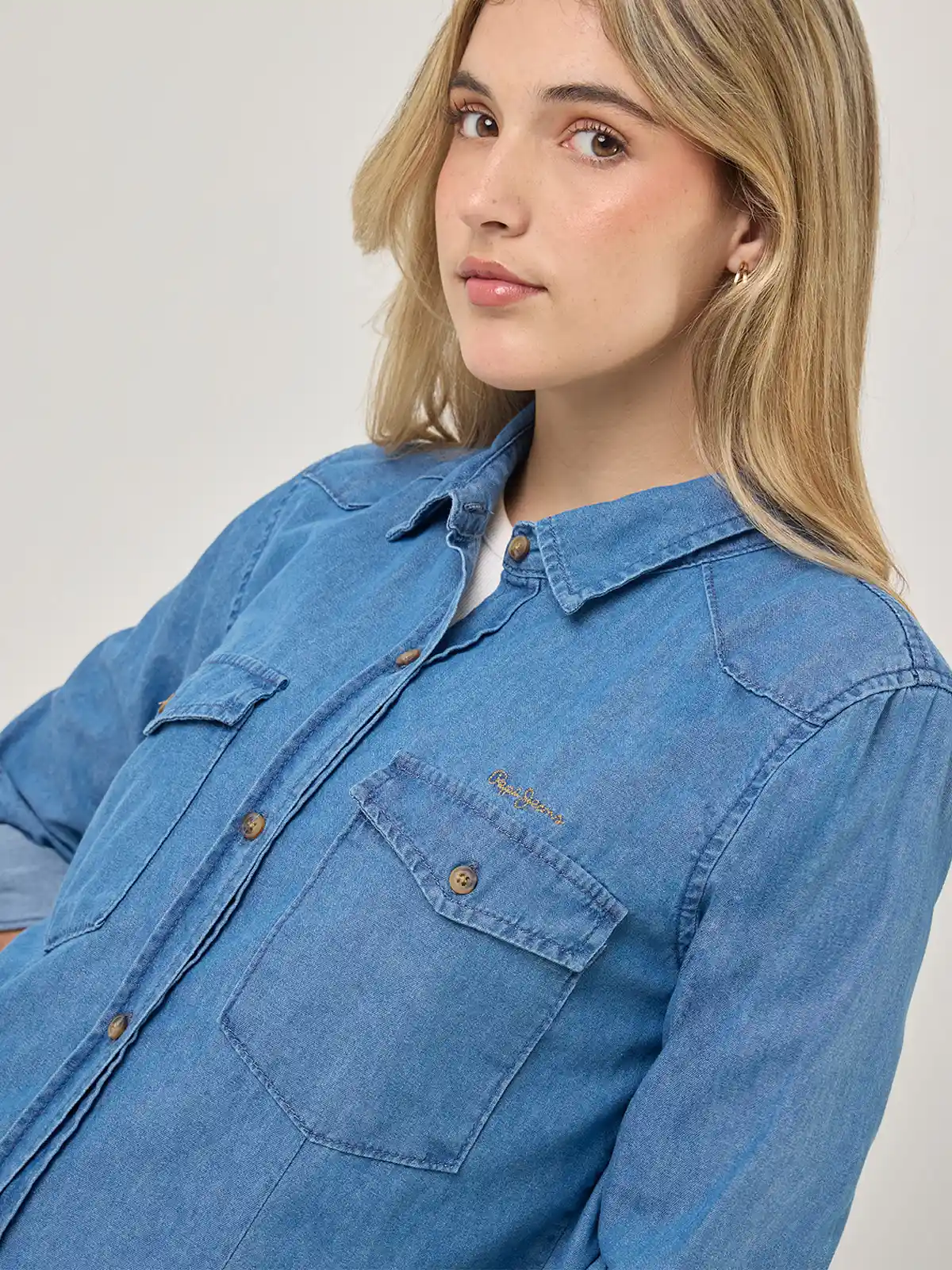 BLUSA MANGA LARGA ALGODÓN MUJER PEPE JEANS JAGGER - 4