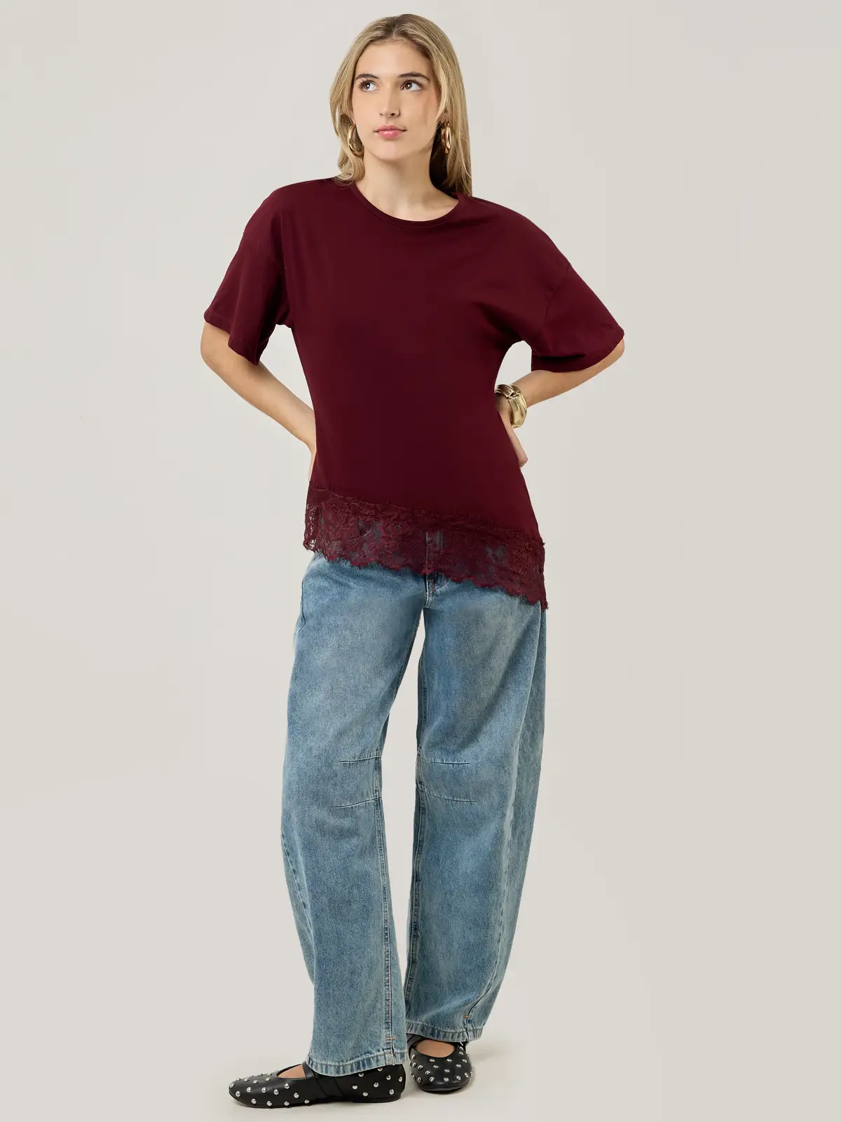 POLO MANGA CORTA ALGODÓN MUJER INDEX LACE - 5