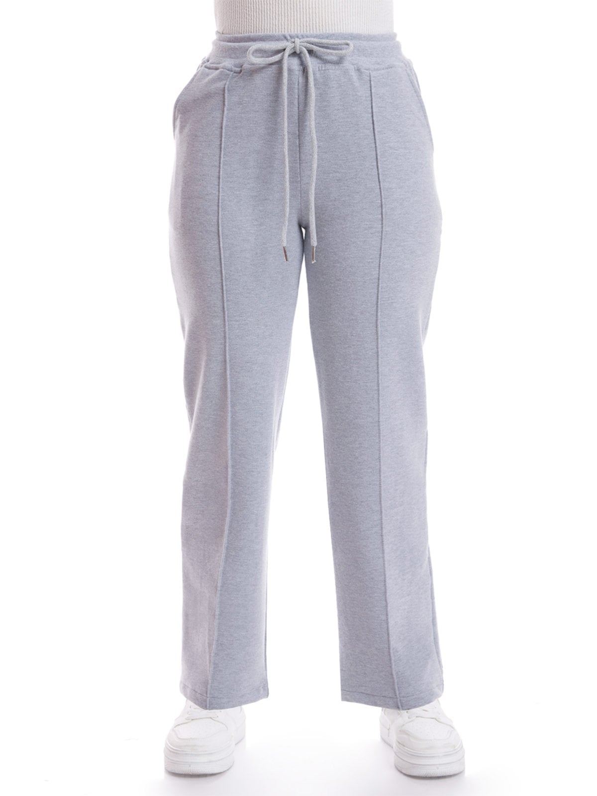 PANTALÓN DE BUZO WIDE LEG MUJER METAL JEANS KENIA - 2
