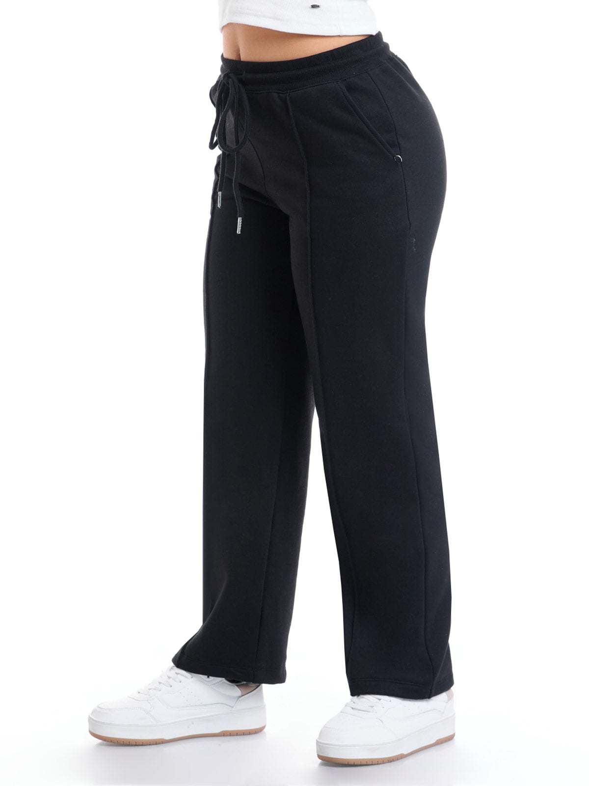 PANTALÓN DE BUZO WIDE LEG MUJER METAL JEANS KENIA - 3