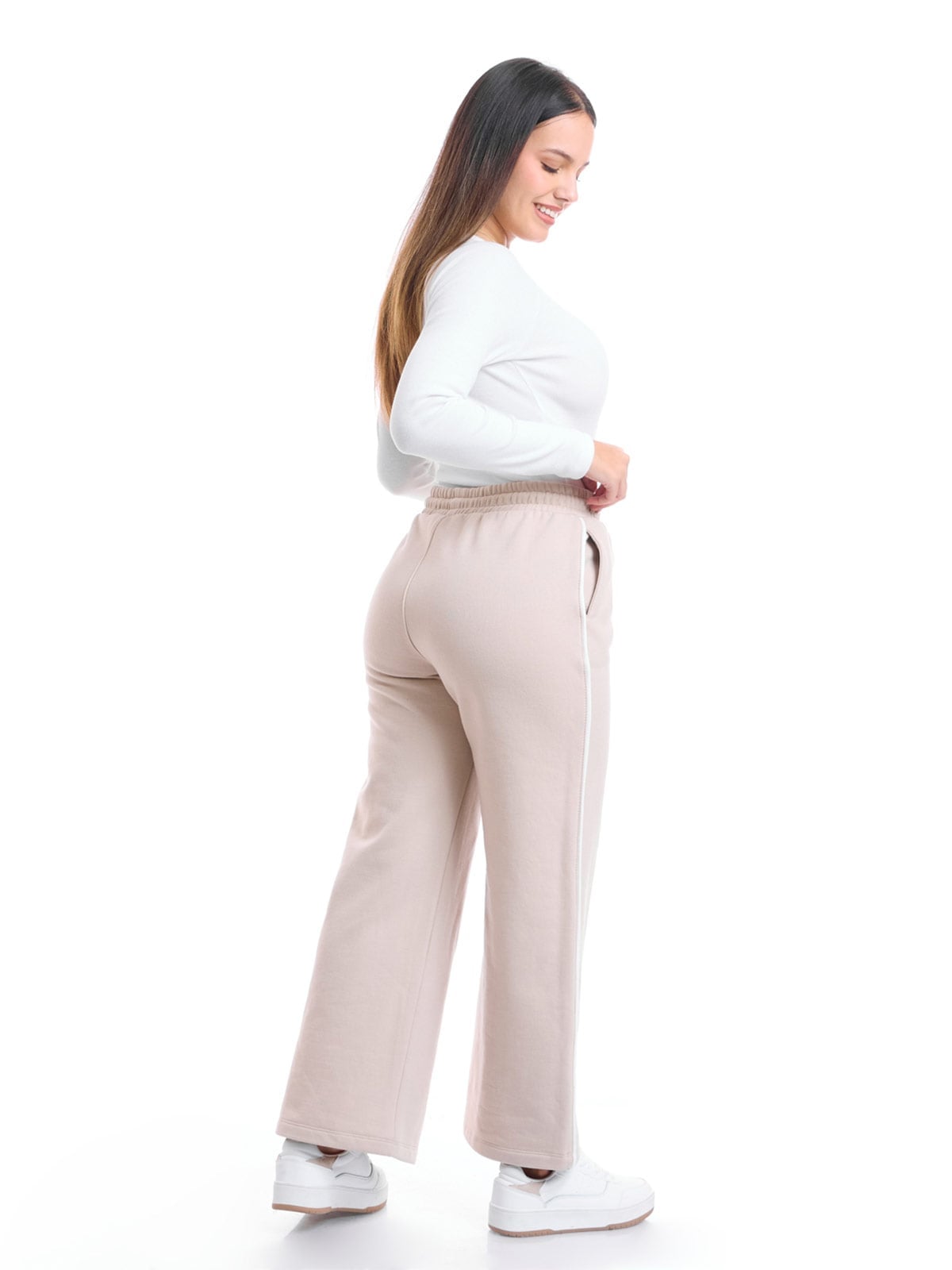 PANTALÓN DE BUZO STRAIGHT FIT MUJER METAL JEANS FRANCIA - 4