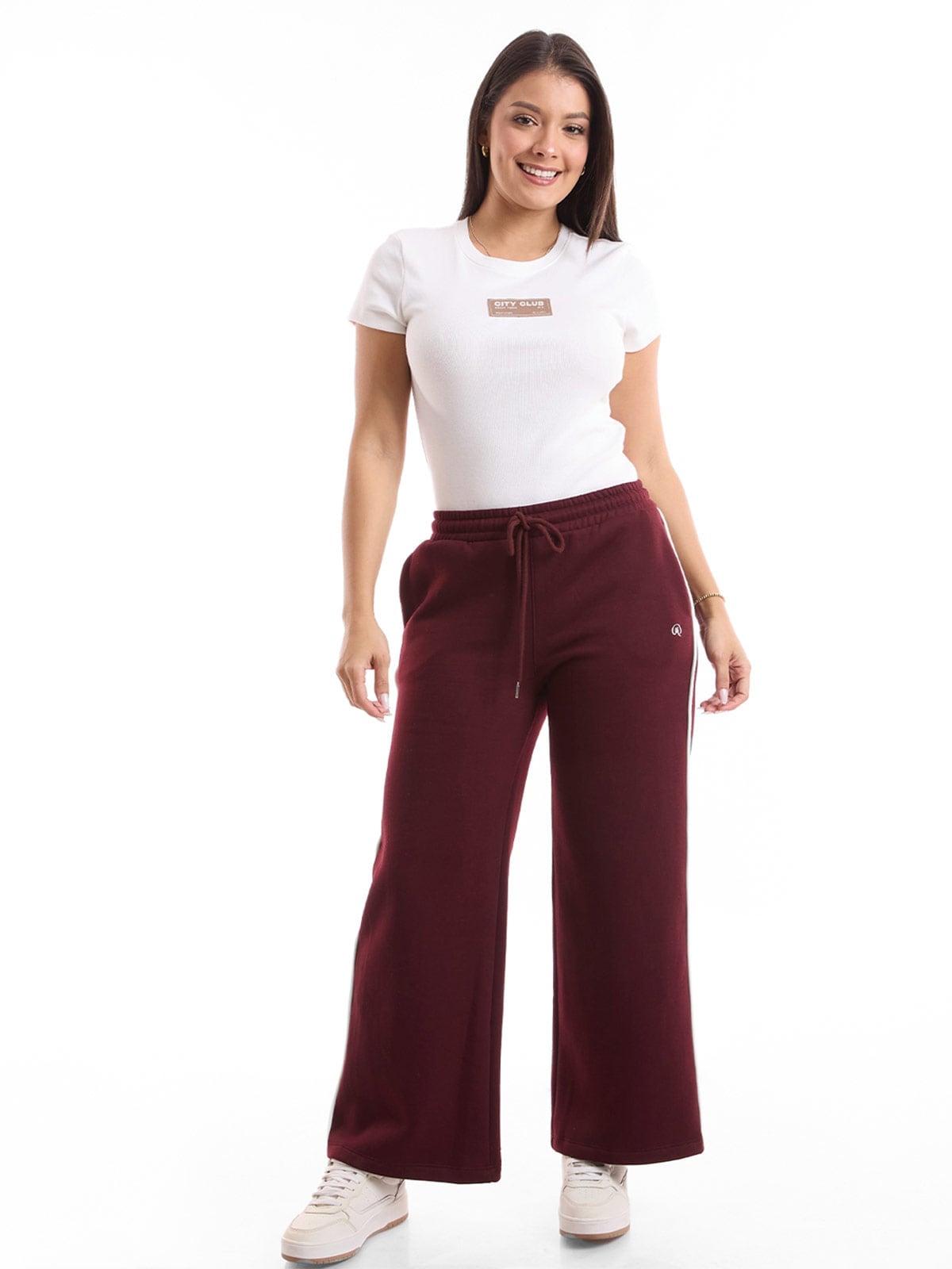 PANTALÓN DE BUZO STRAIGHT FIT MUJER METAL JEANS FRANCIA - 1