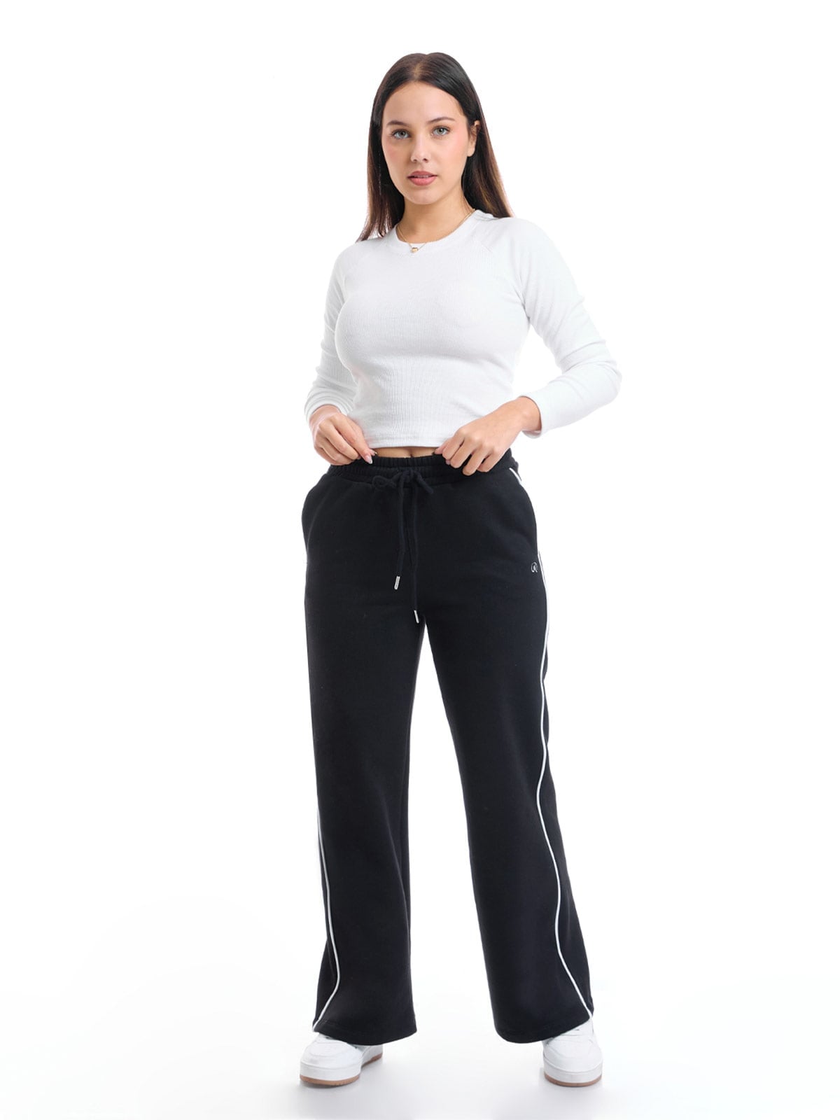 PANTALÓN DE BUZO STRAIGHT FIT MUJER METAL JEANS FRANCIA - 1