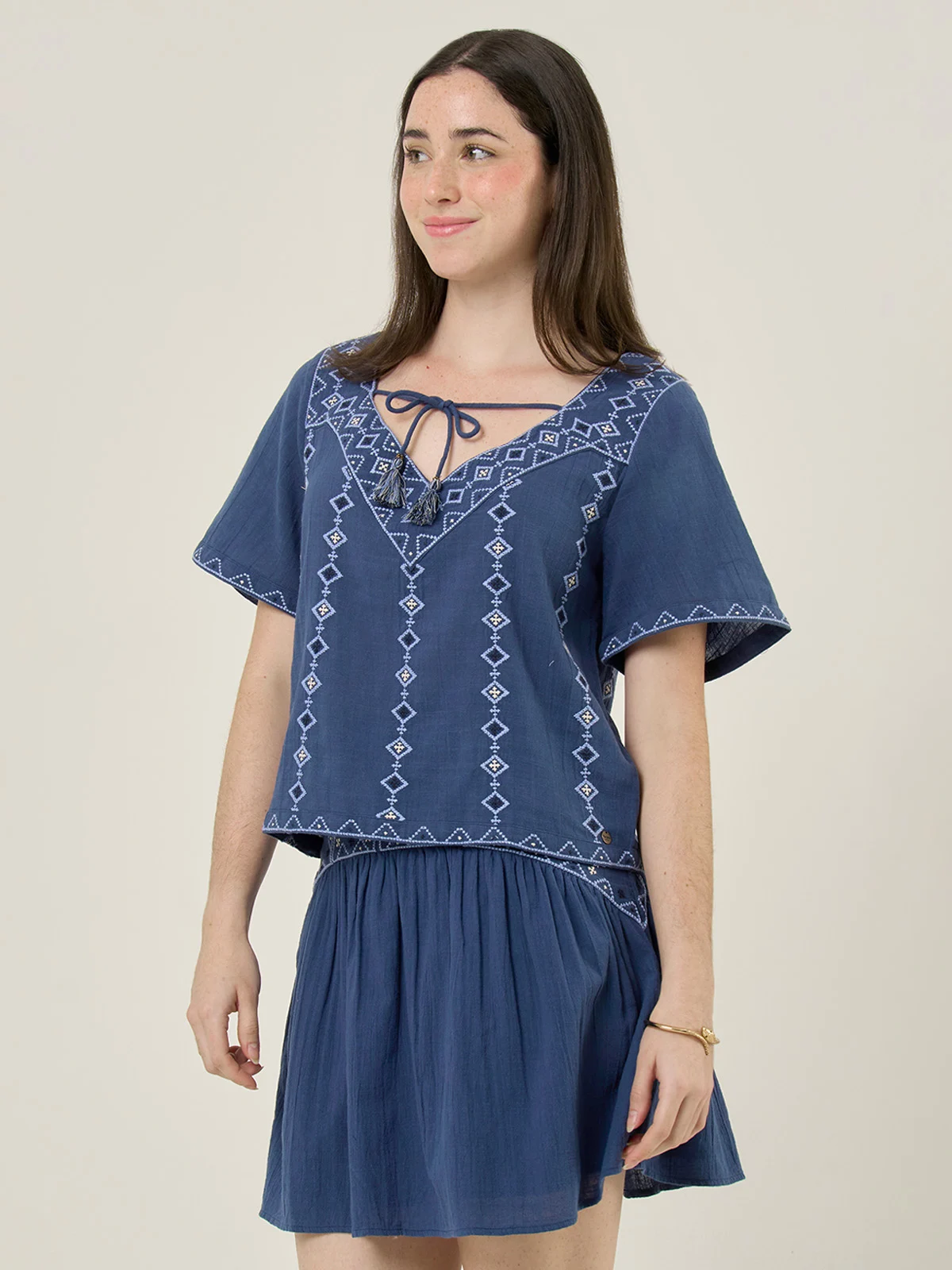 BLUSA MANGA CORTA MUJER PEPE JEANS DARLING - 3