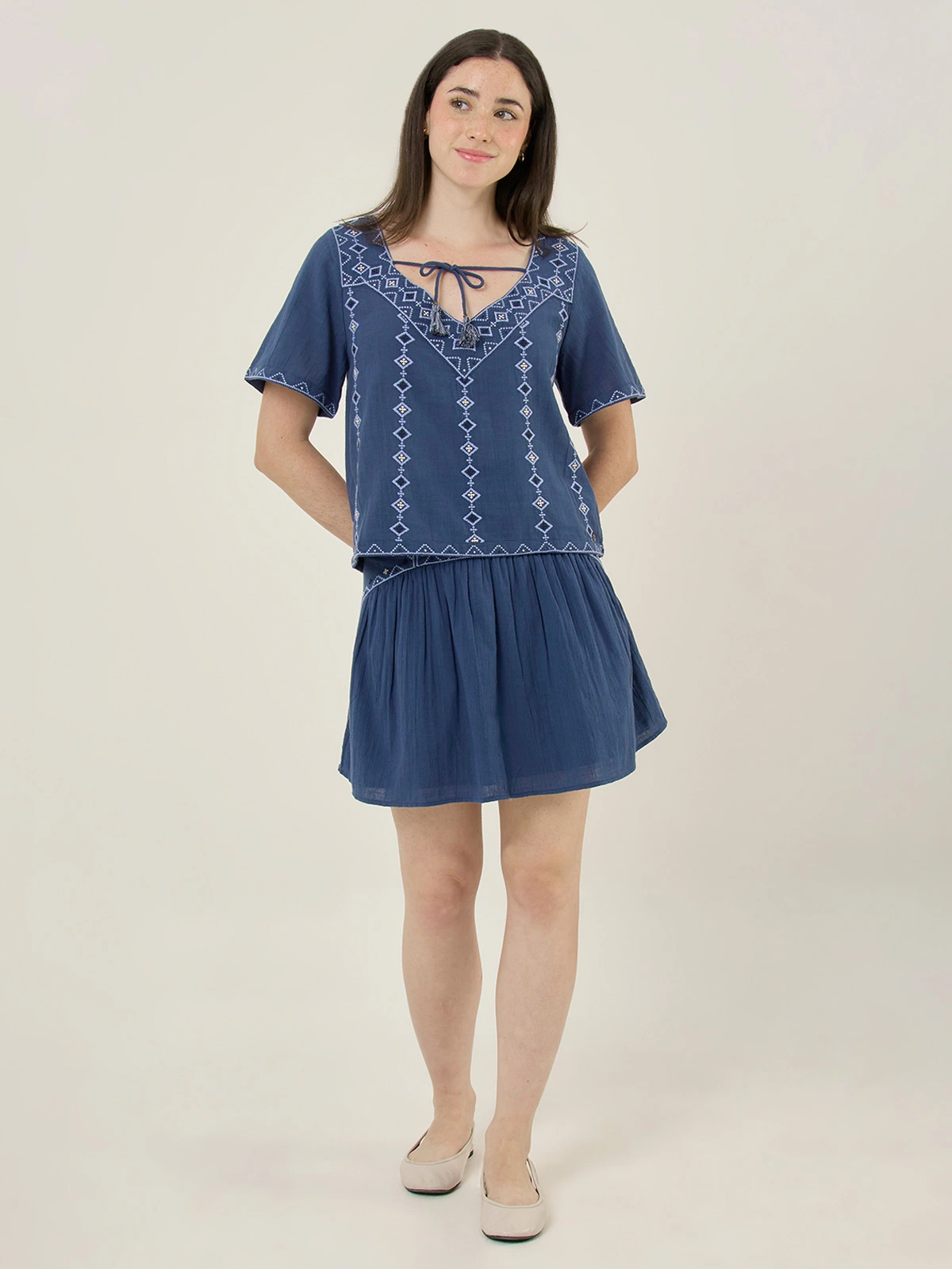 BLUSA MANGA CORTA MUJER PEPE JEANS DARLING - 5