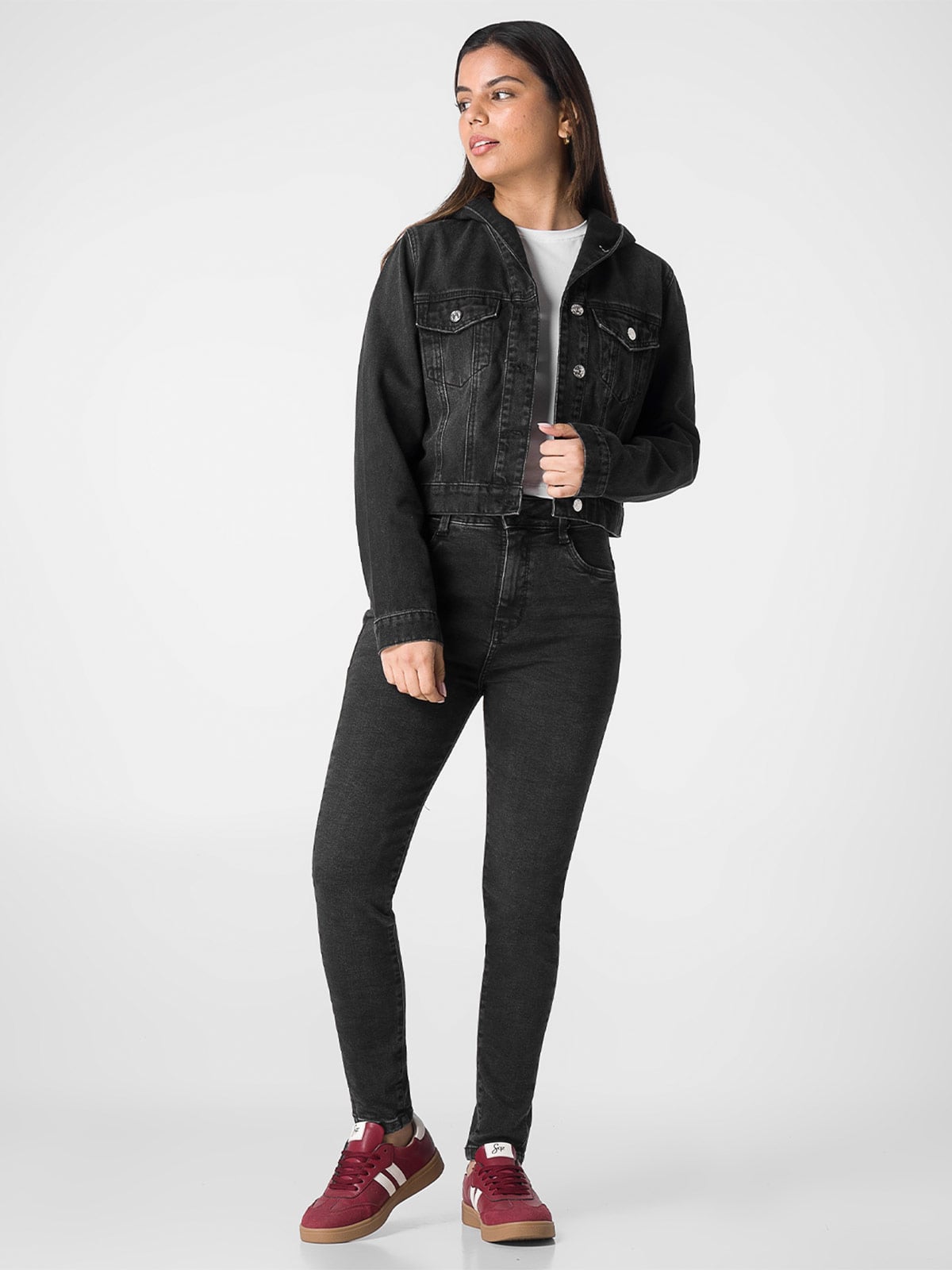 CASACA MUJER SQUEEZE DENIM TYLLS - 1