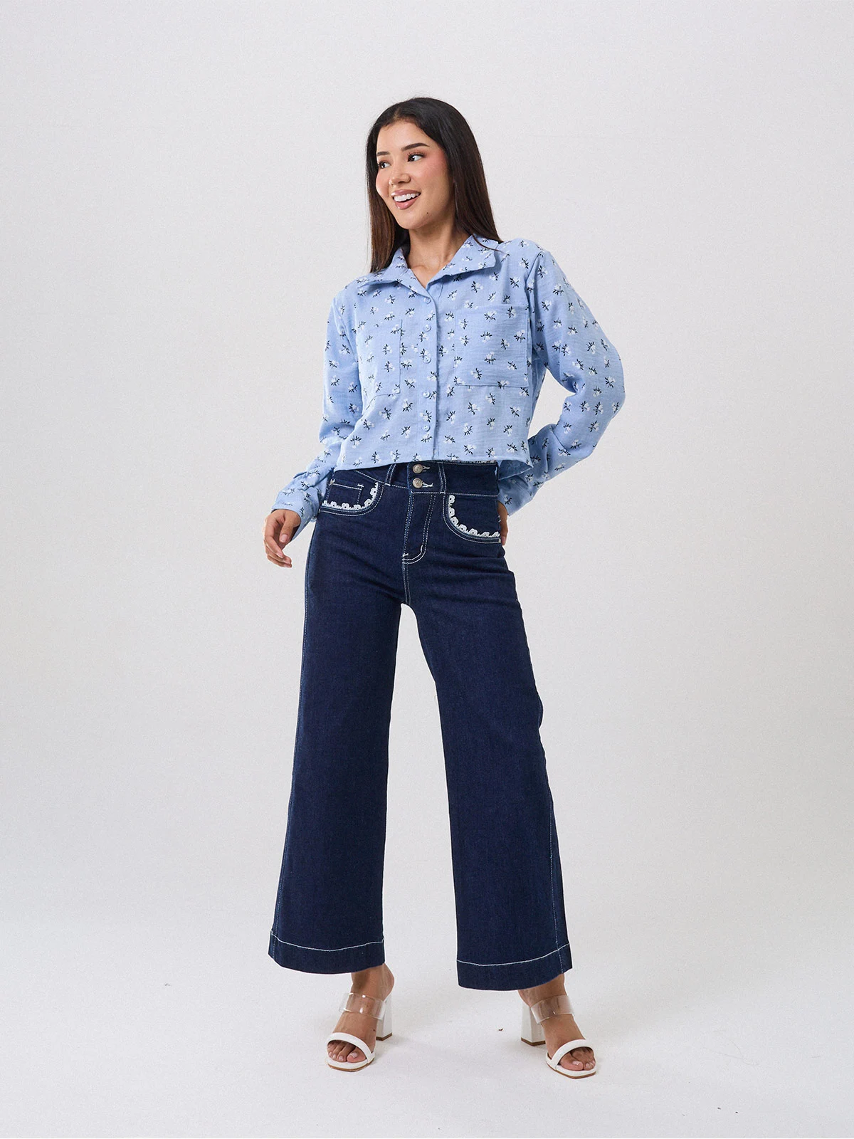 JEANS PALAZZO MUJER ALEJANDRA BAIGORRIA NORA - 1