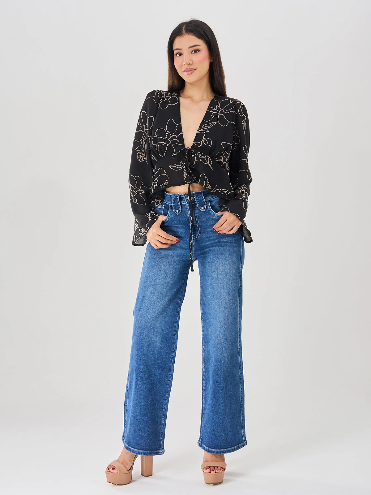 JEANS CULOTTE MUJER ALEJANDRA BAIGORRIA ALONDRA - 1