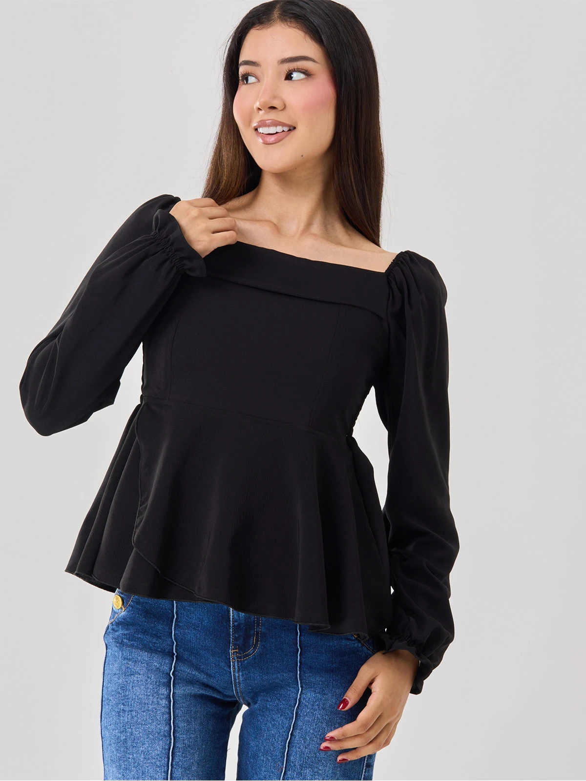 BLUSA MANGA LARGA MUJER ALEJANDRA BAIGORRIA CARLA - 1