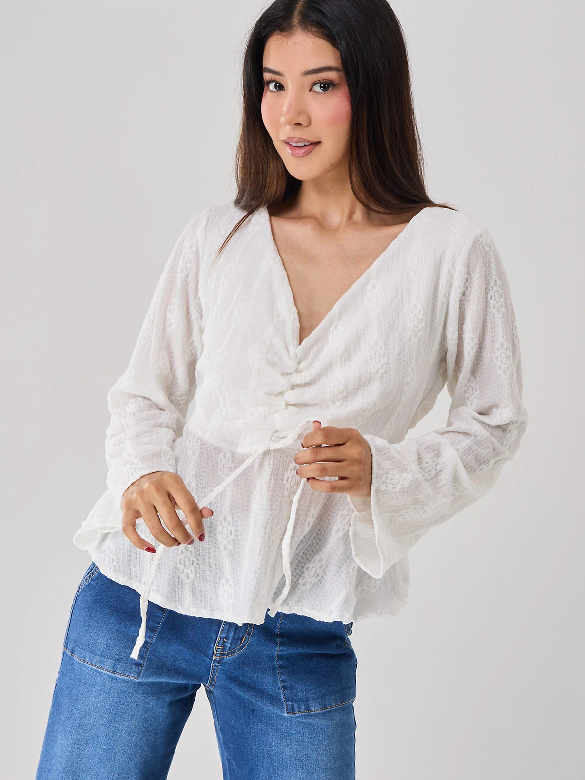 BLUSA MANGA LARGA MUJER ALEJANDRA BAIGORRIA MARIANA - 1