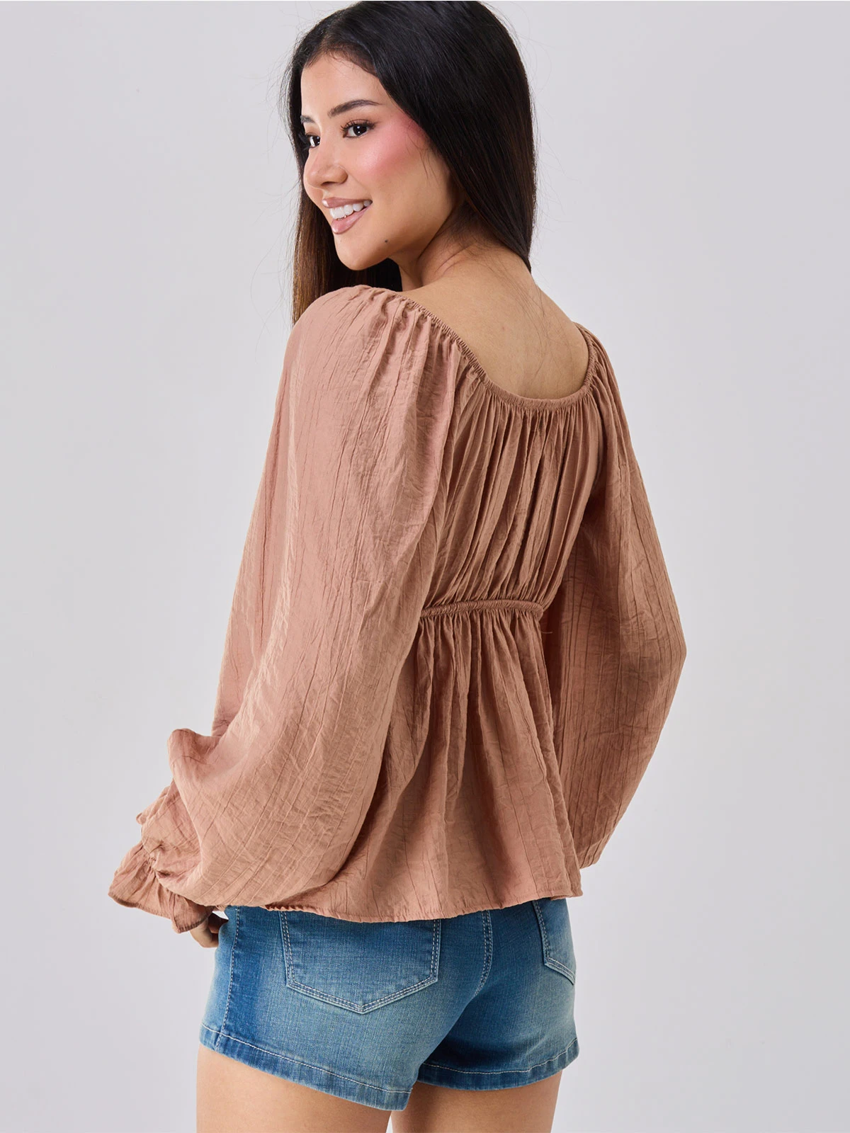 BLUSA MANGA LARGA MUJER ALEJANDRA BAIGORRIA CIELO - 2