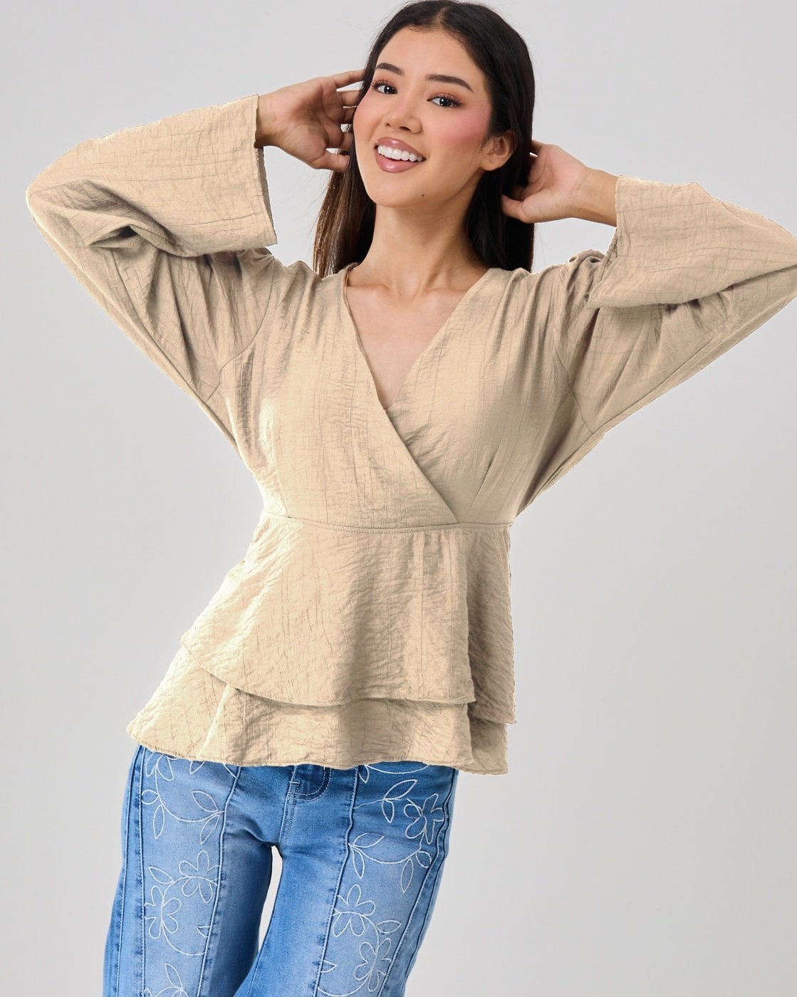 BLUSA MANGA LARGA MUJER ALEJANDRA BAIGORRIA BEA - 1