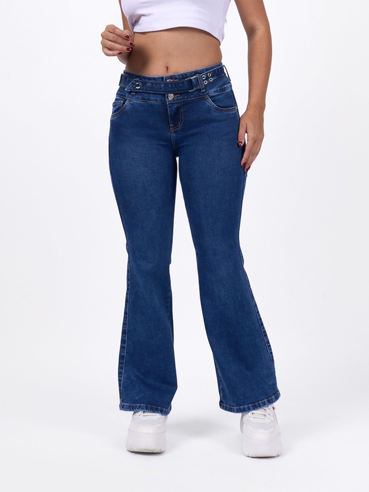JEANS FLARE MUJER BRONCO SALMA - 2