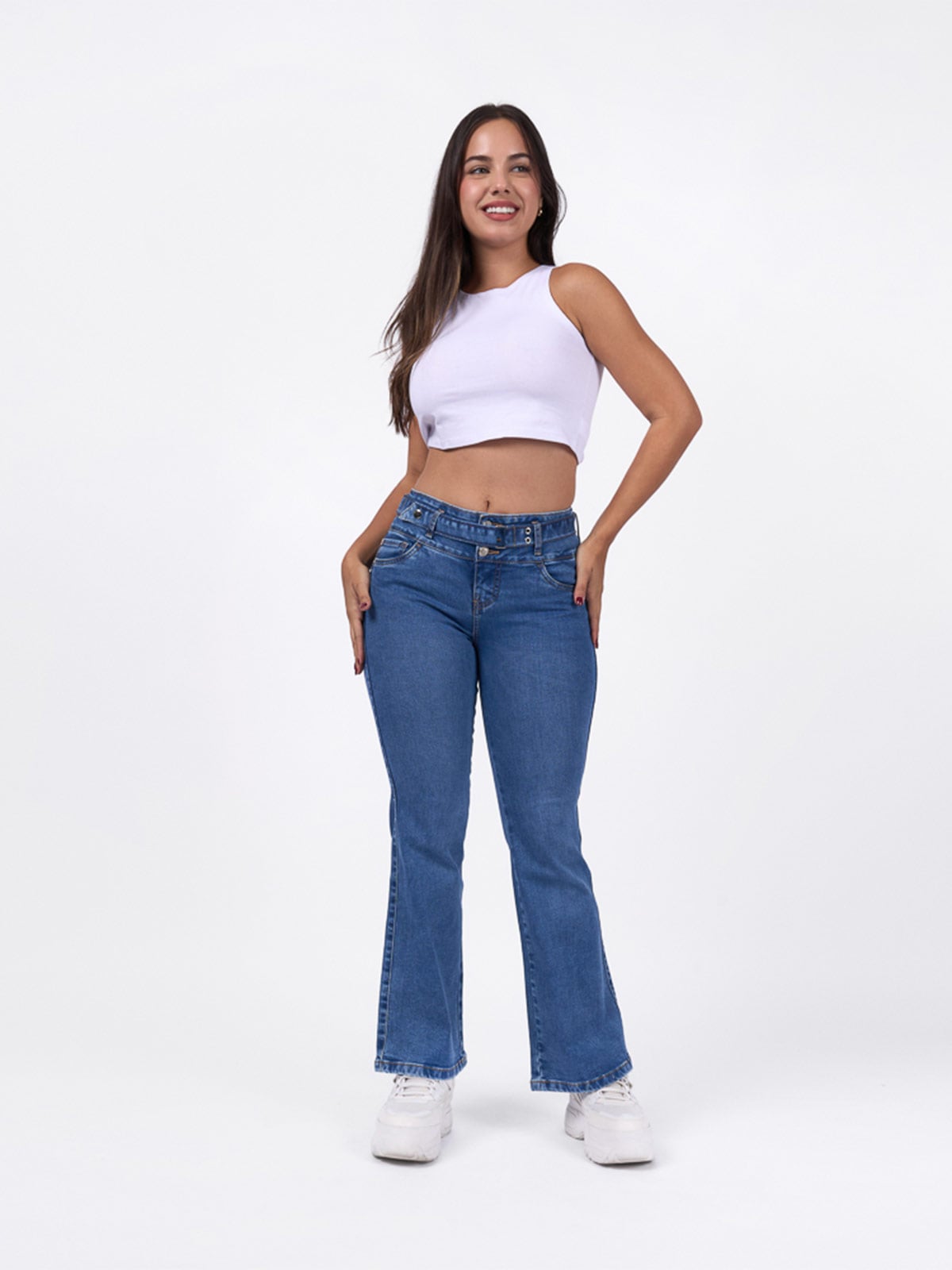 JEANS FLARE MUJER BRONCO SALMA - 1
