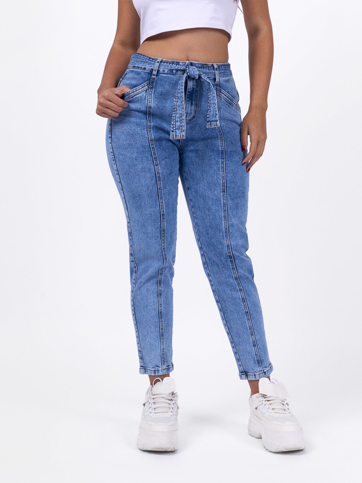 JEANS MOM MUJER BRONCO IZA - 2