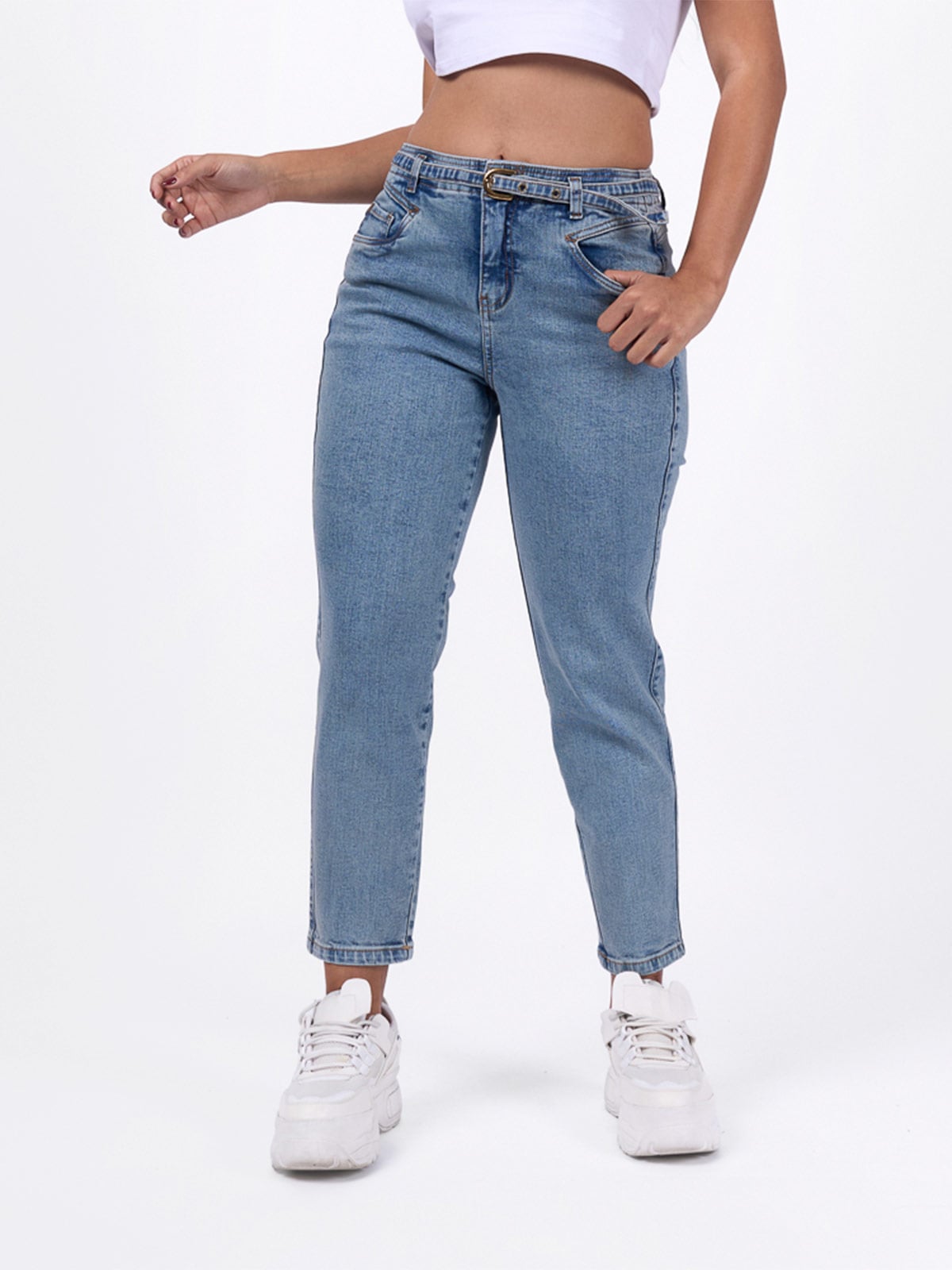 JEANS MOM MUJER BRONCO VASTHY - 2