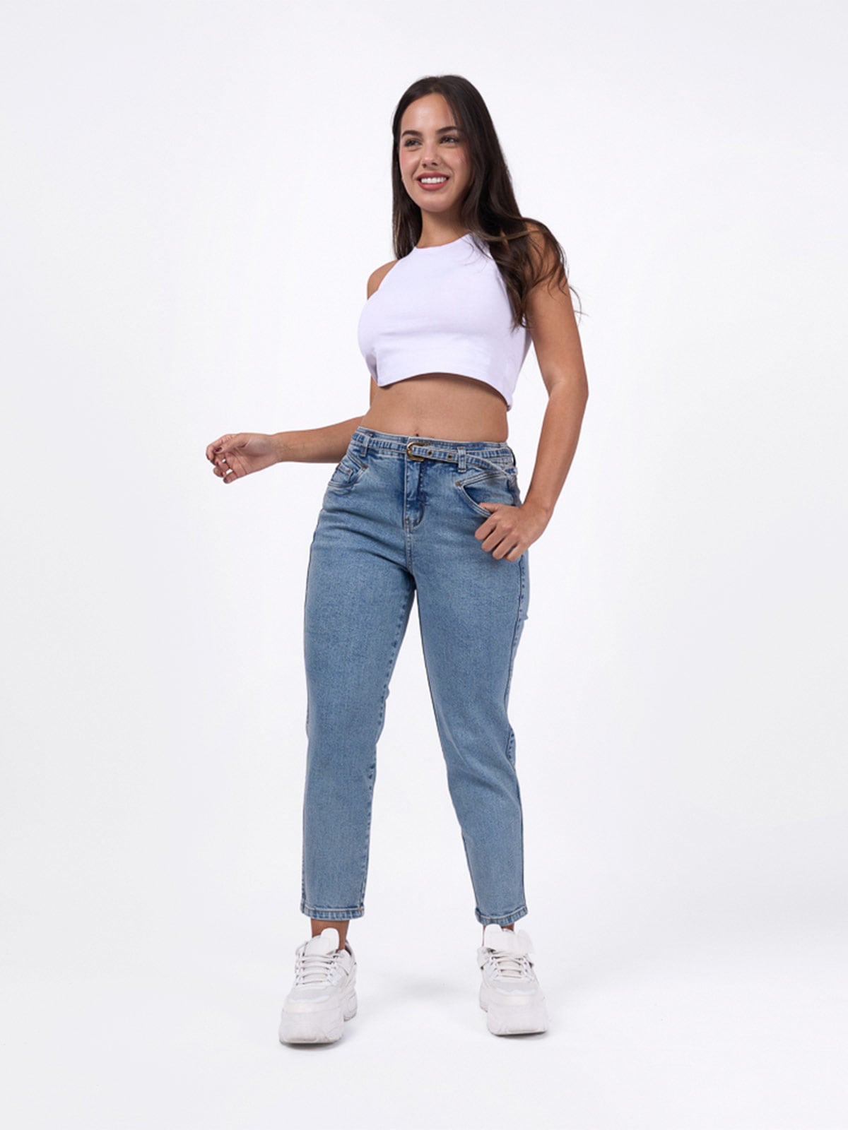 JEANS MOM MUJER BRONCO VASTHY - 1