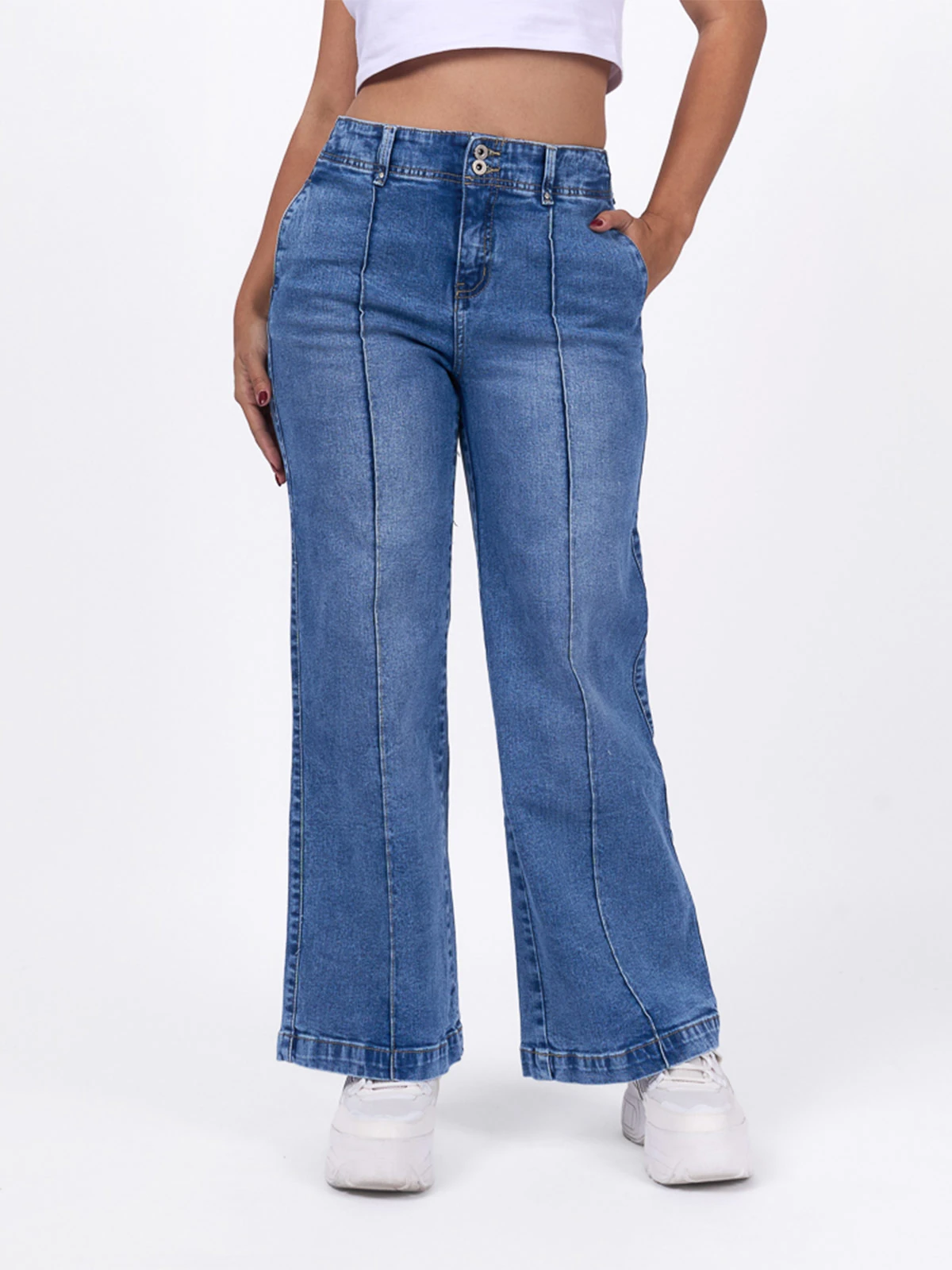 JEANS WIDELEG MUJER BRONCO DIANNA - 2